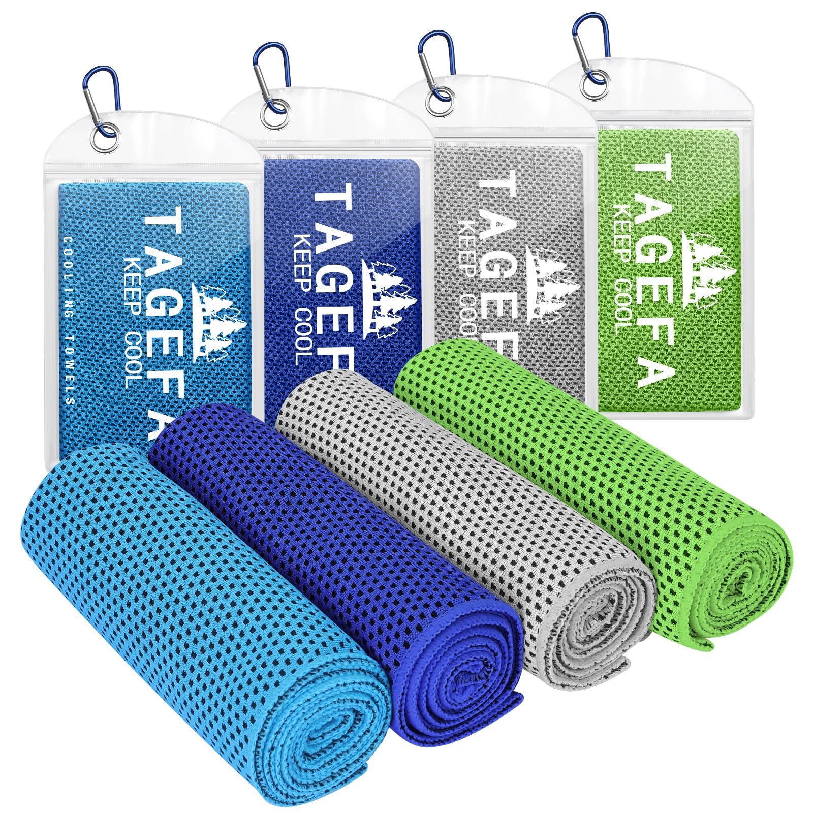 Tagefa Pack of 4 Cooling Towels 40