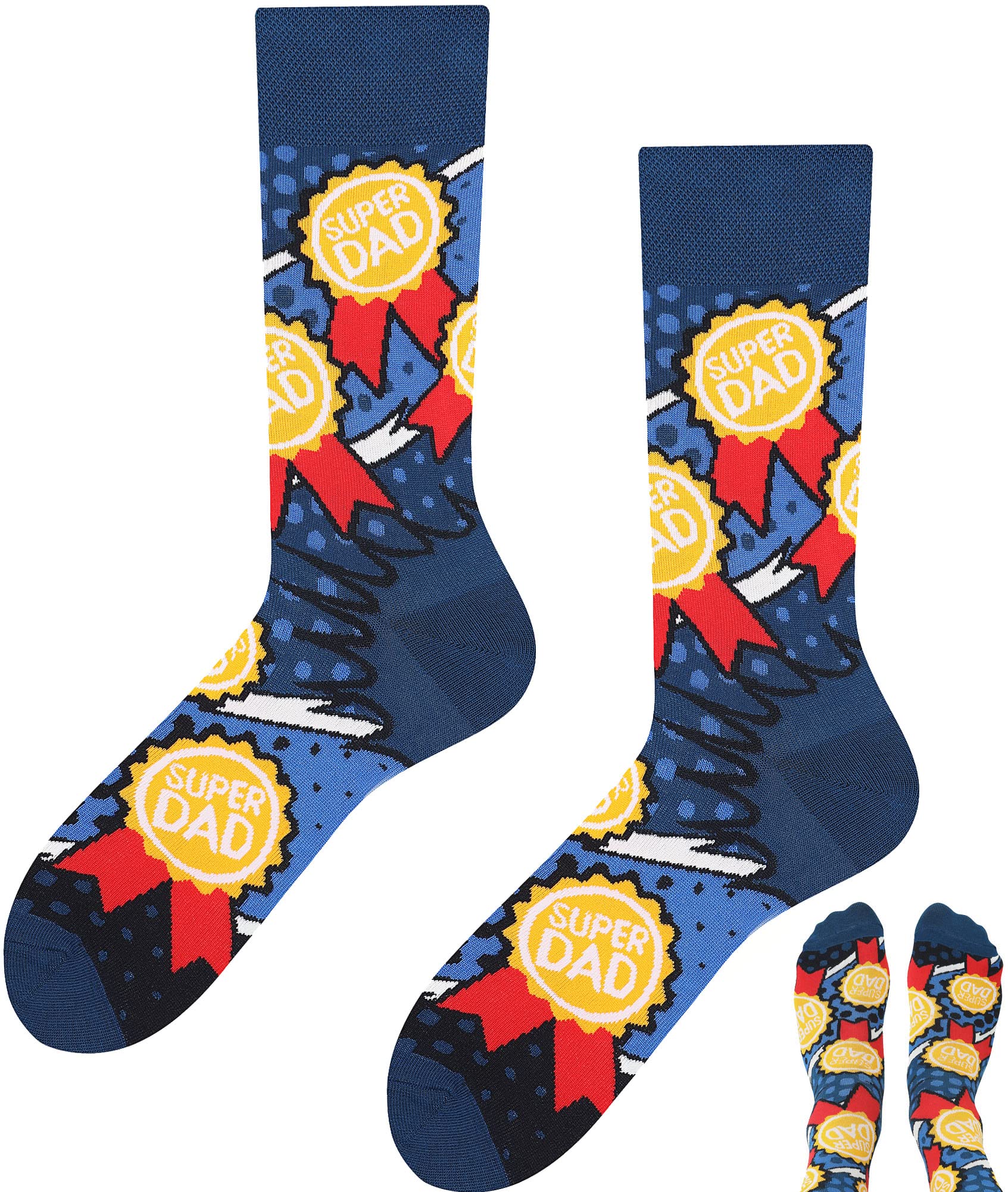 Todo Calcetines Divertidos Hombre y Mujer, Calcetines Fantasia con Motivo, de Colores — view 81
