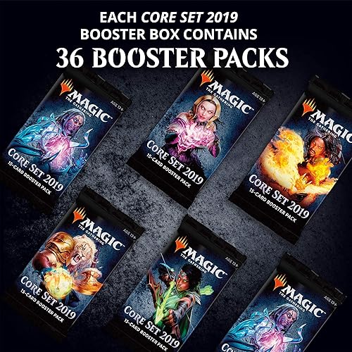 Miniatura 3 de Magia: Magic The Gathering - Core Set 2019 (M19) caja de refuerzo (36 paquetes de refuerzo)