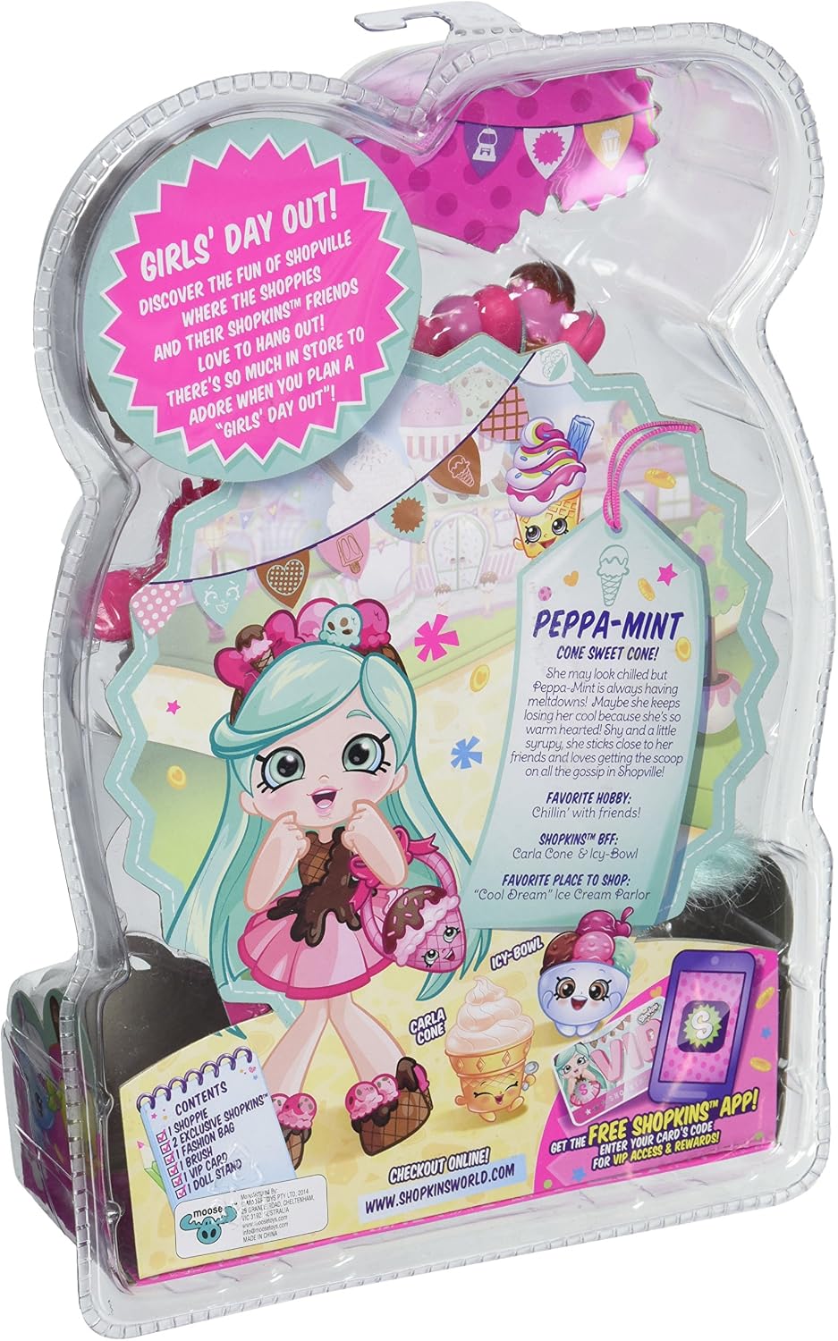 Shopkins Shoppies S2 Doll Pack Peppa-Mint