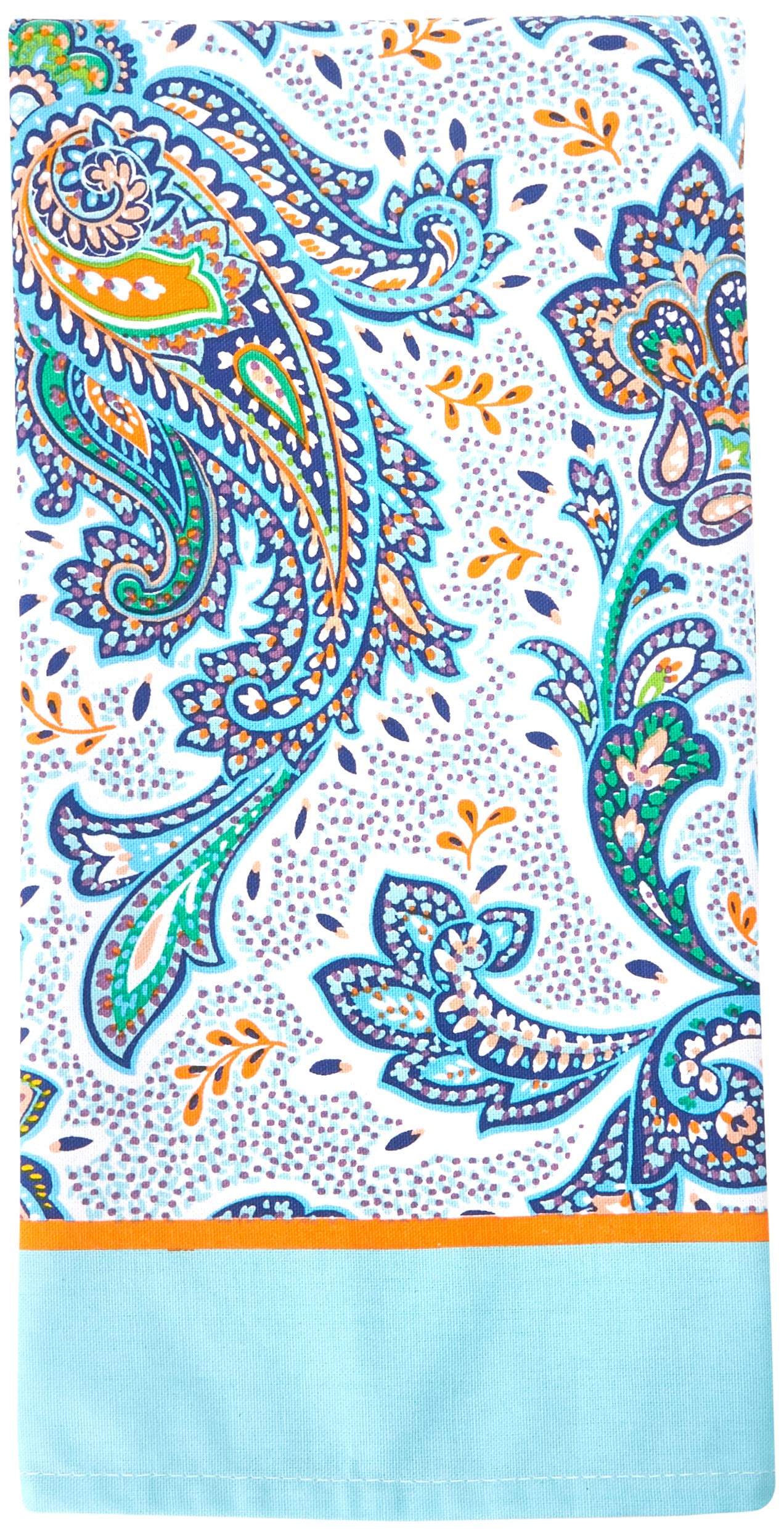 Ulster Weavers Blue - Italian Paisley - Tea Towel - Cotton - One Size In