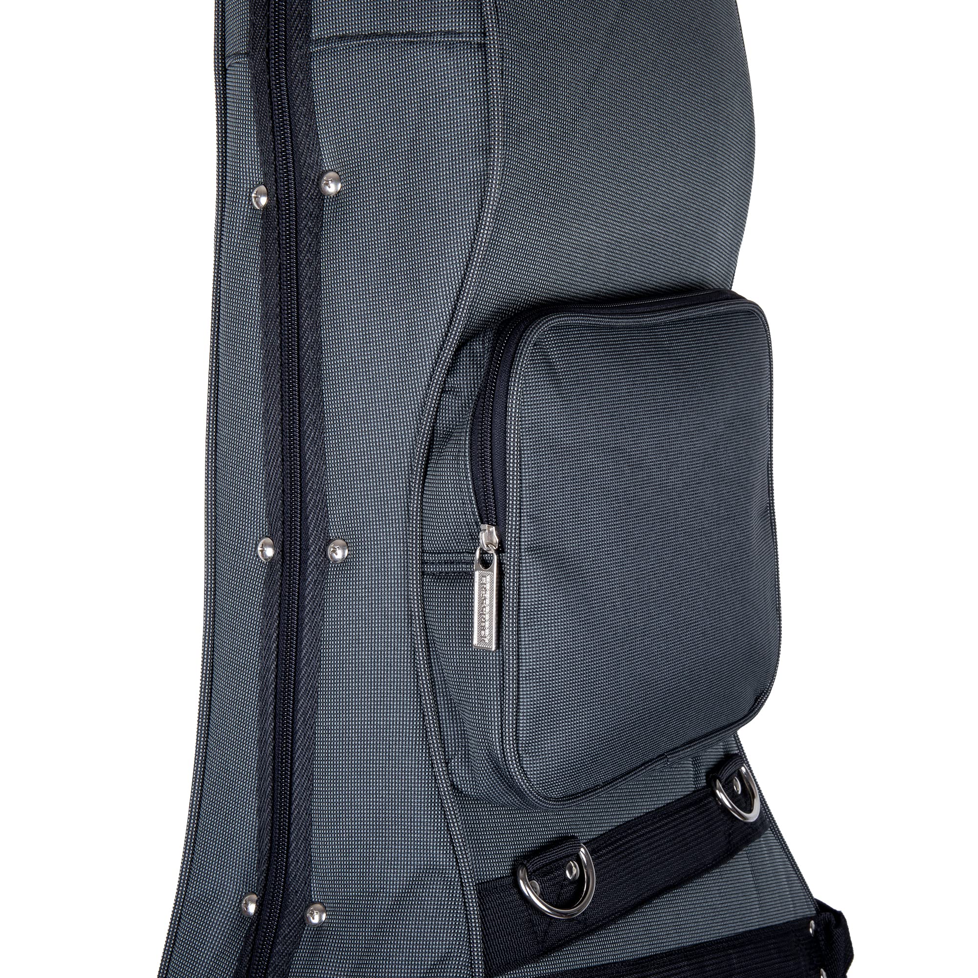 ABS - Funda moldeada para violonchelo con ruedas en color negro, para tamaño completo 4/4 y 3/4
