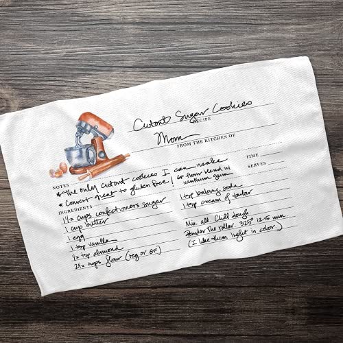 Custom Dish Towel with your Handwritten Family Recipe // Meaningful