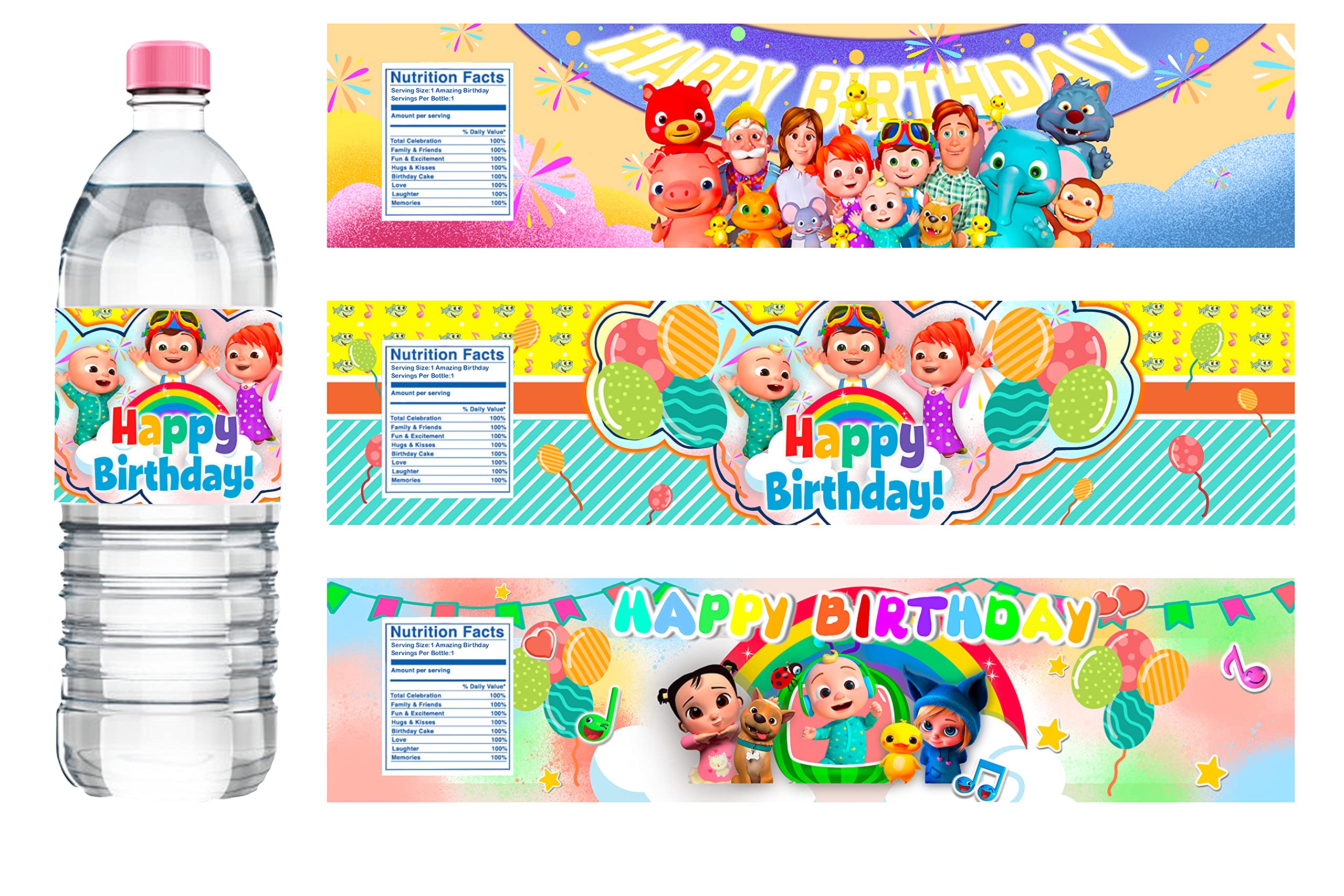 Buy Water Bottle Labels for Party ,30pcs Family Party Water Bottle Labels
