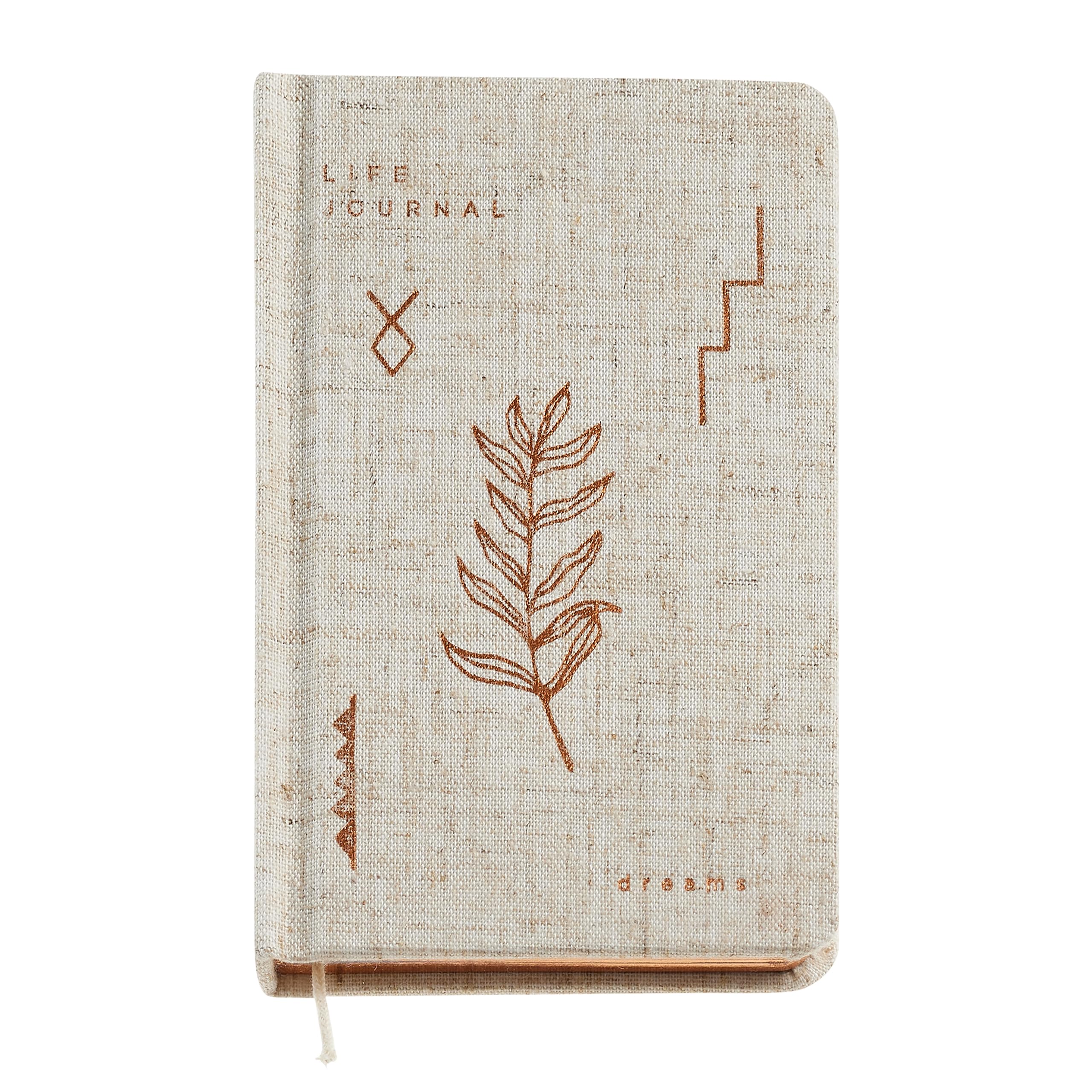 Miquelrius, Notebook logbook (92 x 144 mm), 100 plain white sheets, cardboard cover lined with linen