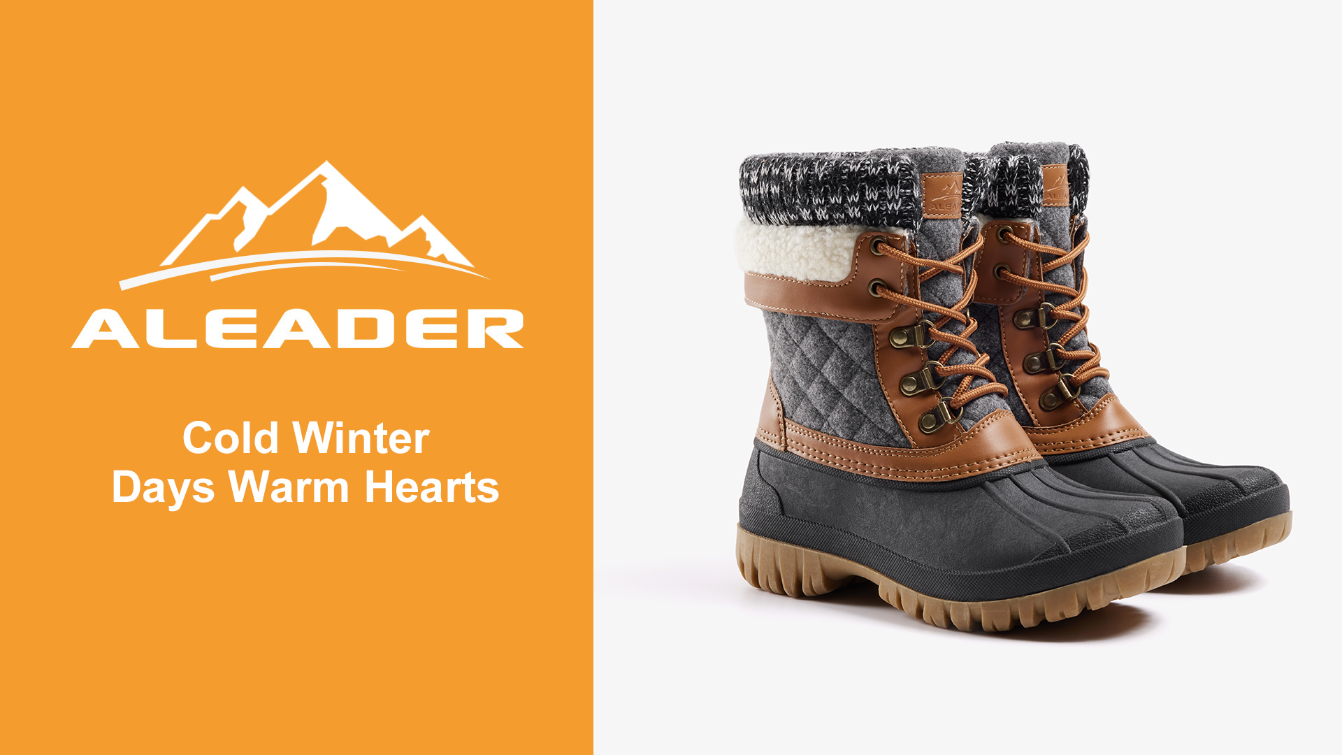 Amazon.com | ALEADER Snow Boots for Women Winter Duck Mid 