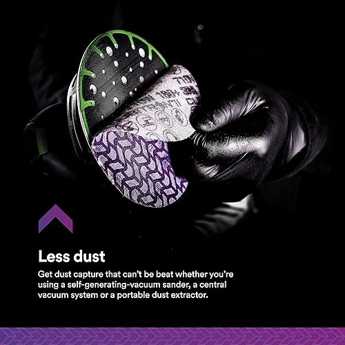 Miniatura 4 de 3M Cubitron II - Rollo de disco de red 31650, de corte más rápido, más duradero, captura de polvo, 6 pulgadas, grado 80+, 50 discosrollo