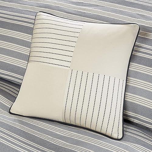 Miniatura 11 de Juego de edredón acogedor Madison Park Signature - Juego de ropa de cama para todas las estaciones con inserto relleno combinado y funda de edredón