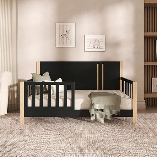 Miniatura 2 de Evolur Dream On Me Soho - Cama infantil en negro mate vintage, certificado JPMA y Greenguard Gold, fabricada con madera de pino sostenible de Nueva