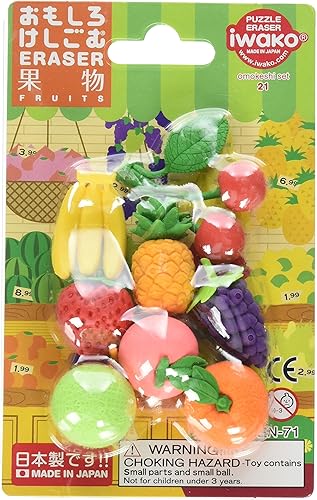 Iwako Juego de borrador de fruta japonesa (38327)