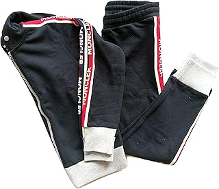 MONCLER Junior 8811700 - Conjunto de pantalón y Sudadera con Cremallera y Capucha para niño, Color Azul