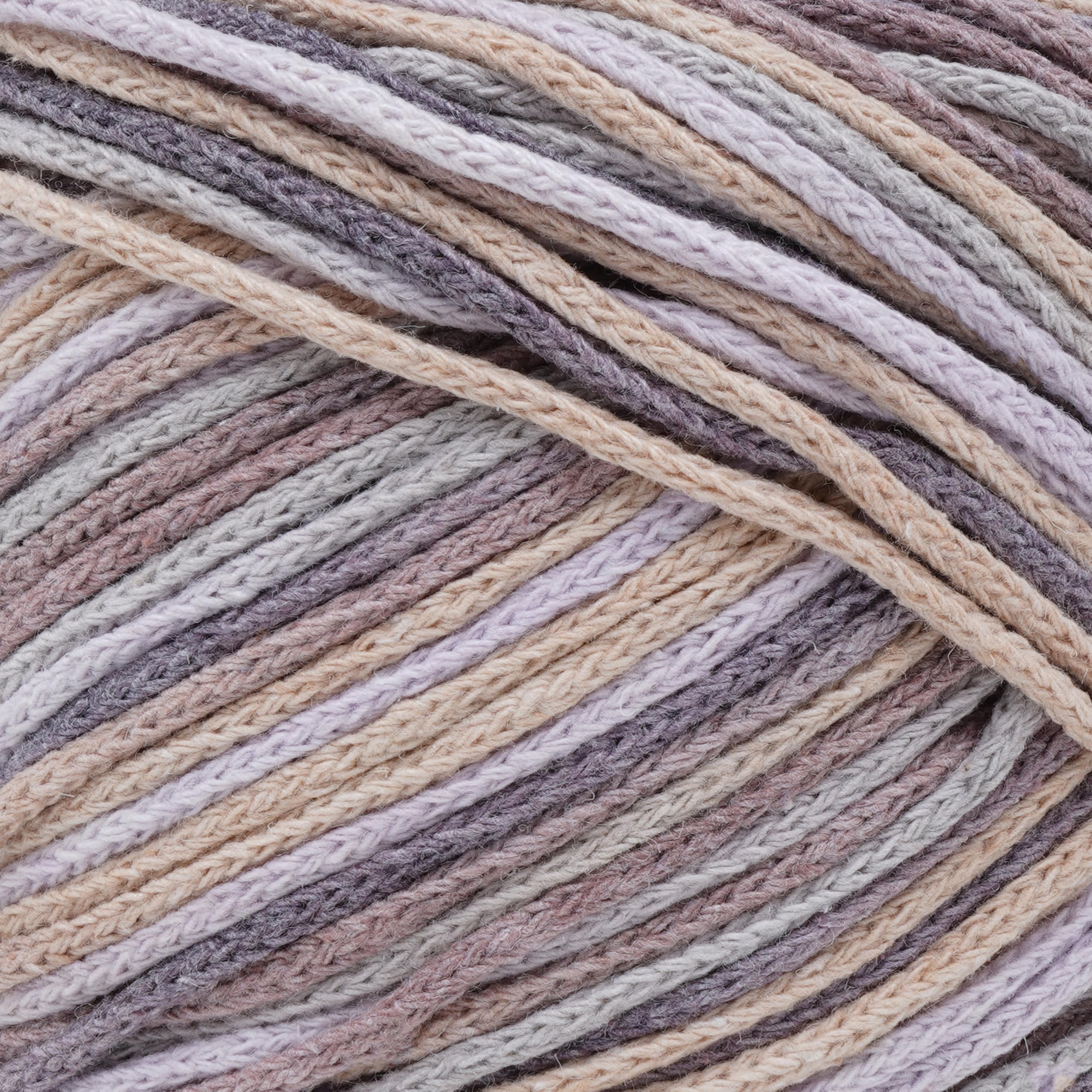 Makramee-Garn aus Baumwolle, 3 mm, mehrfarbig, geflochten, 4 Knäuel x 140 m, 4 mittelgroße, bunte Ombré-Kuchengarn, bunte Regenbogen-Makramee-Schnur zum Stricken, Häkeln und Knoten