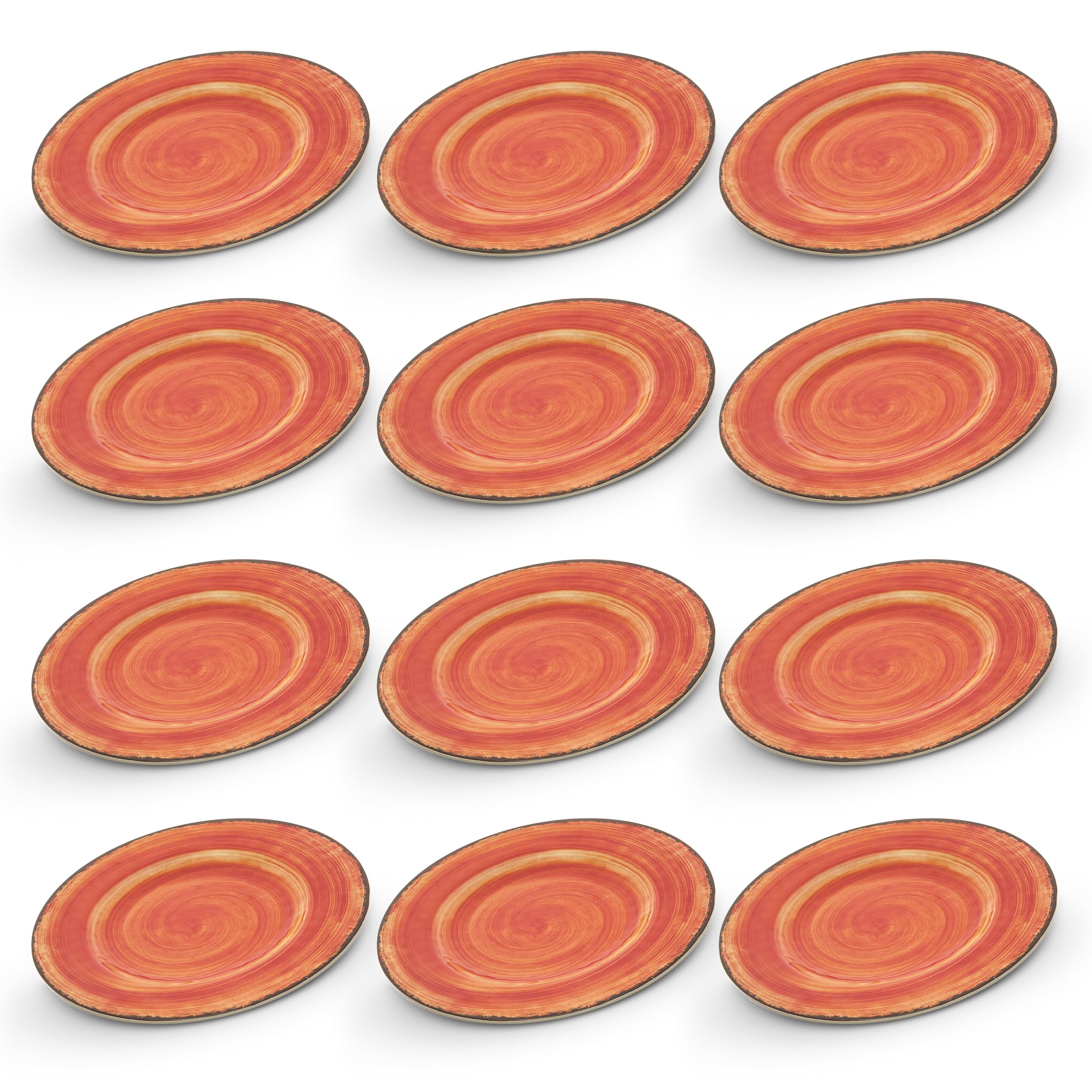 Carlisle 5400252 Mingle Lot de 12 assiettes en mélamine 23 cm
