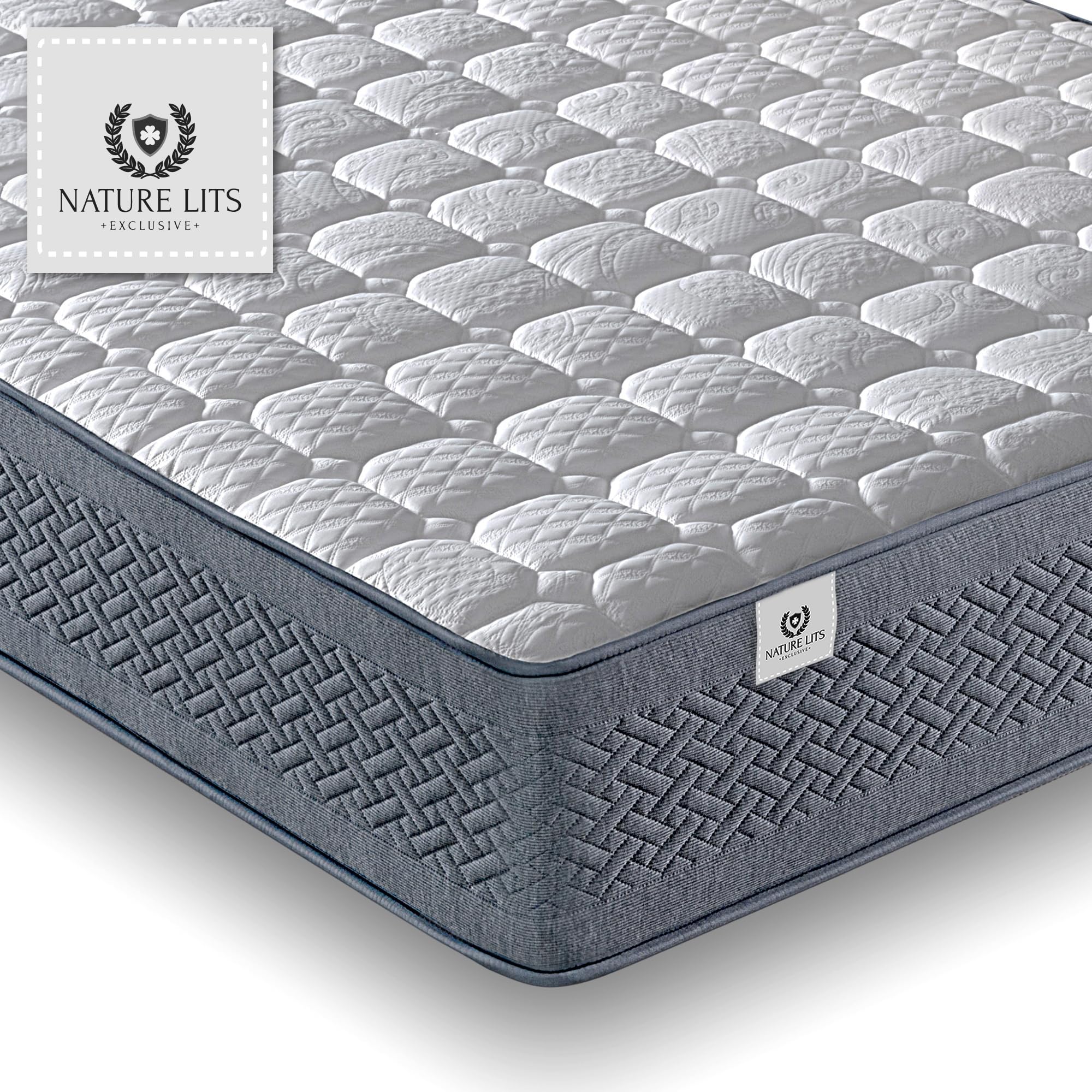 Colchón MemoryVex 135x190 Muelles Reversible Invierno/Verano Individual. Antiácaros y Transpirable. Núcleo Flexicell. Firmeza Media. Modelo Palace Altura 28 cm