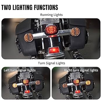 Amazon | VEISUTOR リアLEDウィンカーライトバー ロードキング99