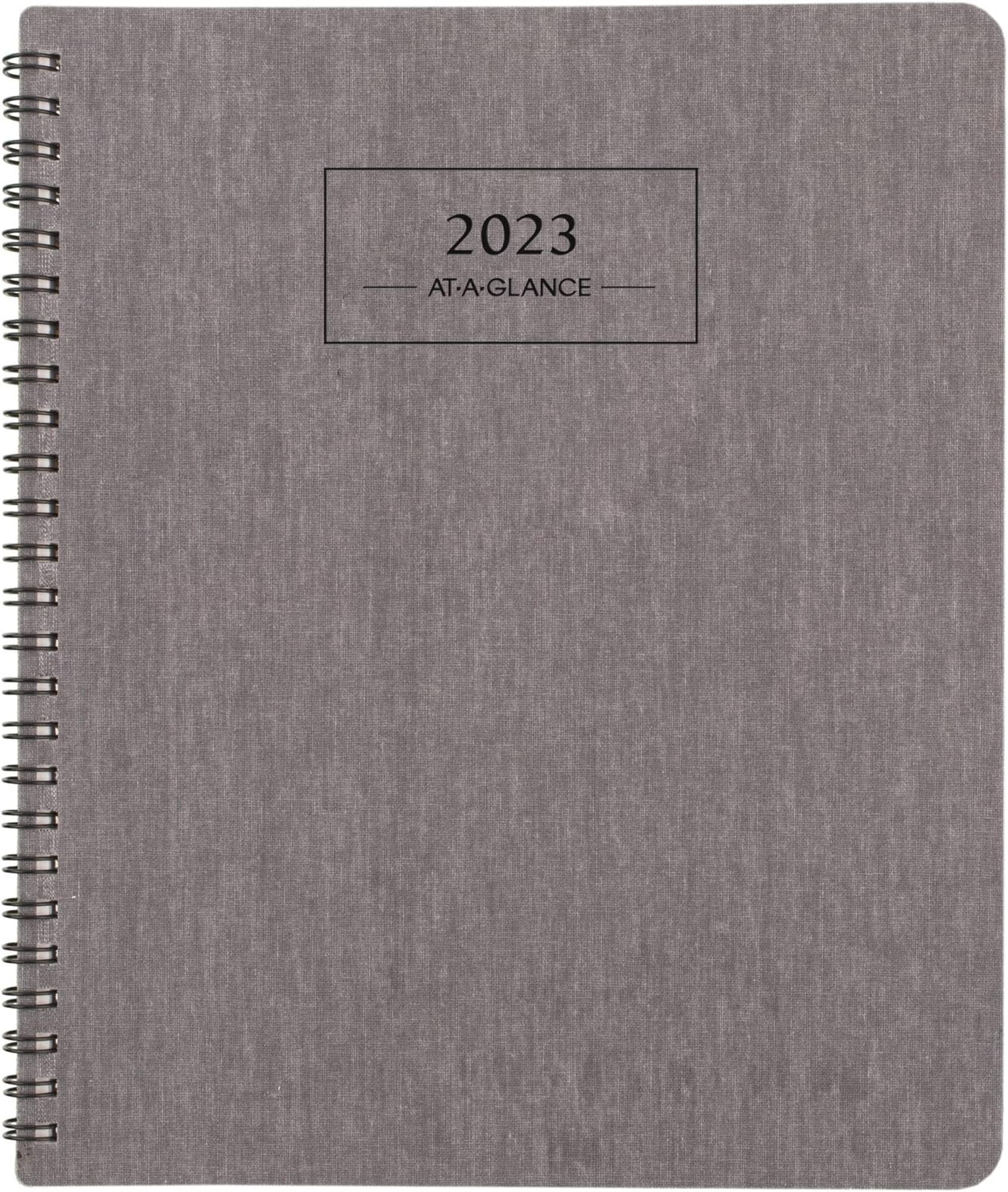 At-A-Glance 2023 Signature Large Weekly/Monthly Planner, 8.5 X 11 Inches, Brown (January - December) - View #8