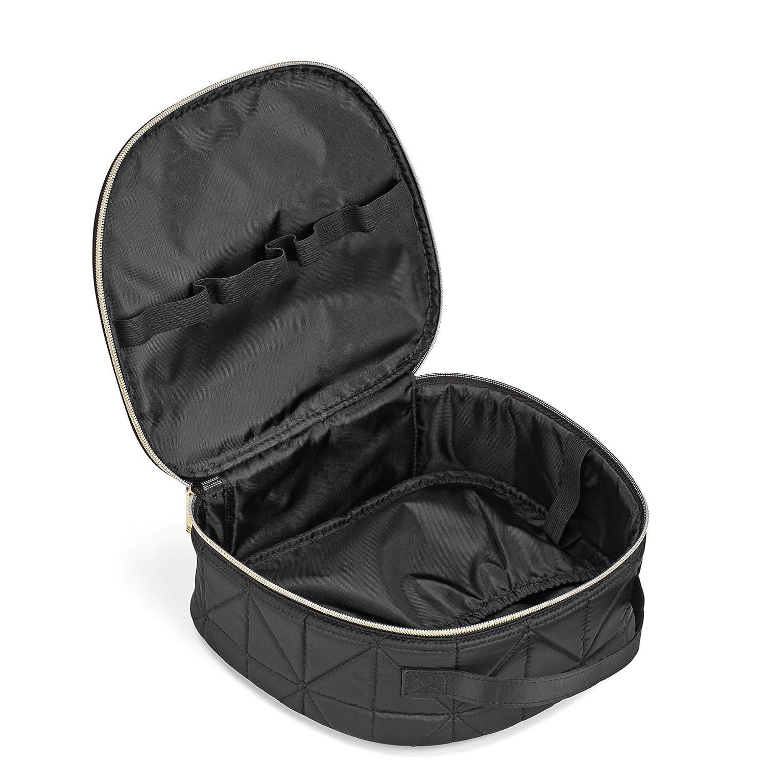 Conair Makeup Train Case, Makeup Bag, Includes Matching Pencil Case, Travel Organizer for Women in Black, Modella by Conair : Beauty & Personal Care