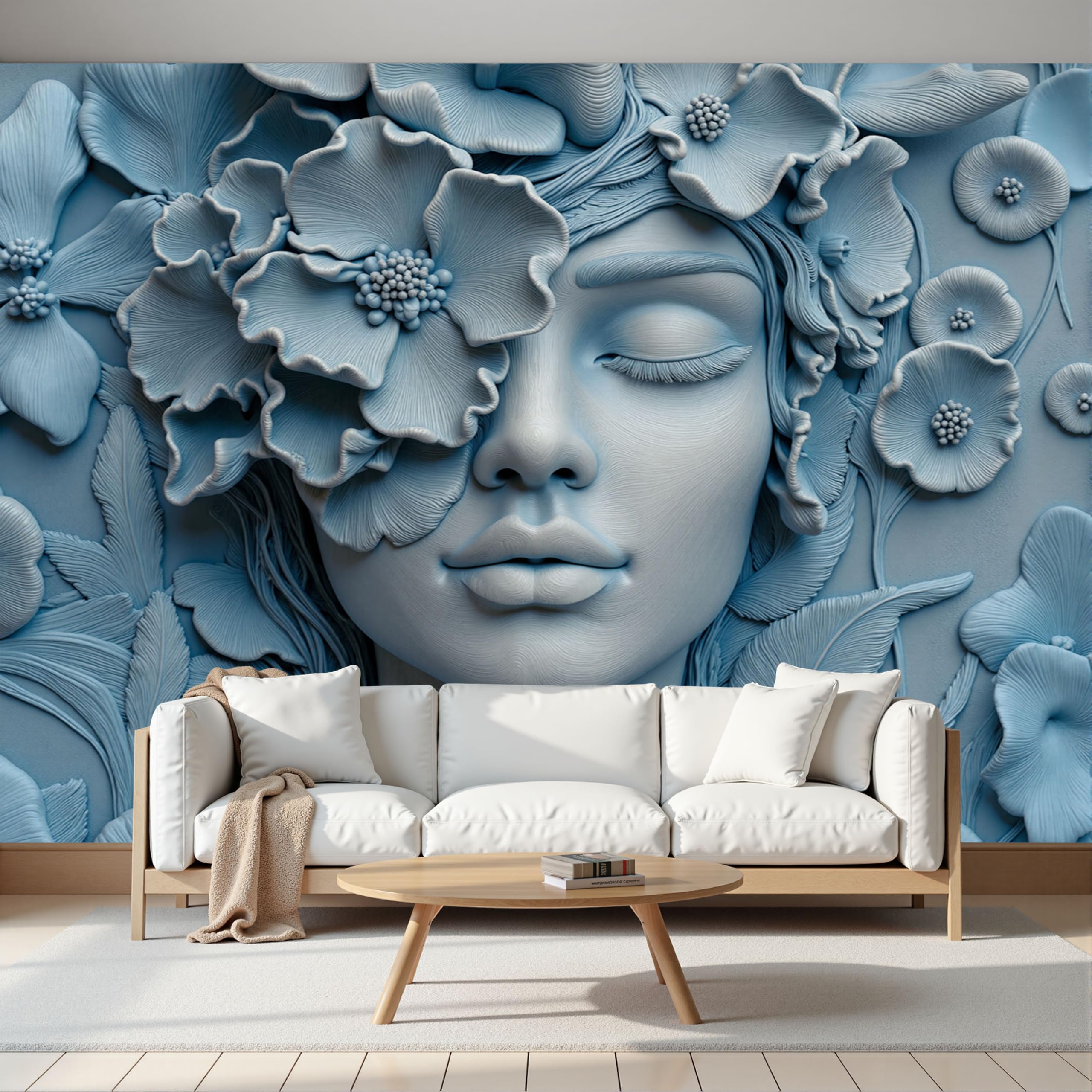 Papier peint panoramique 300X210Cm pour masquer les défauts d'un mur