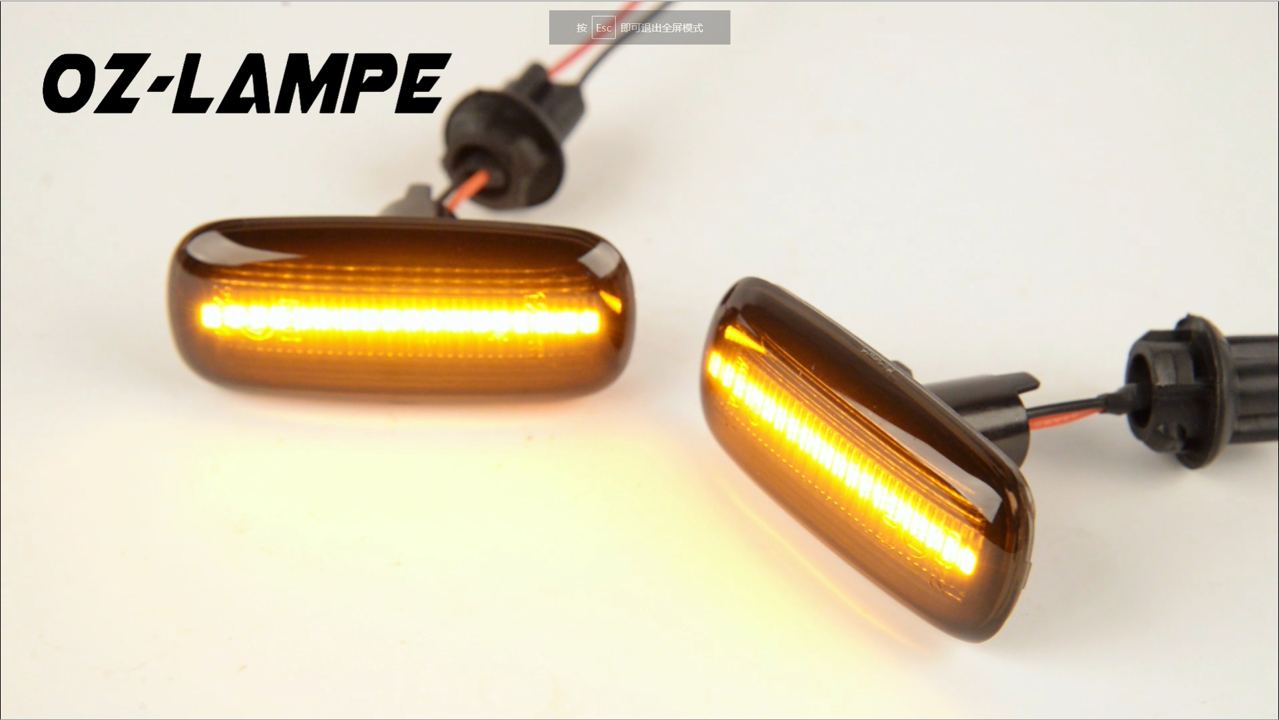 Coppia Frecce Laterali Audi A3 A4 A6 TT Fume - Foto 9