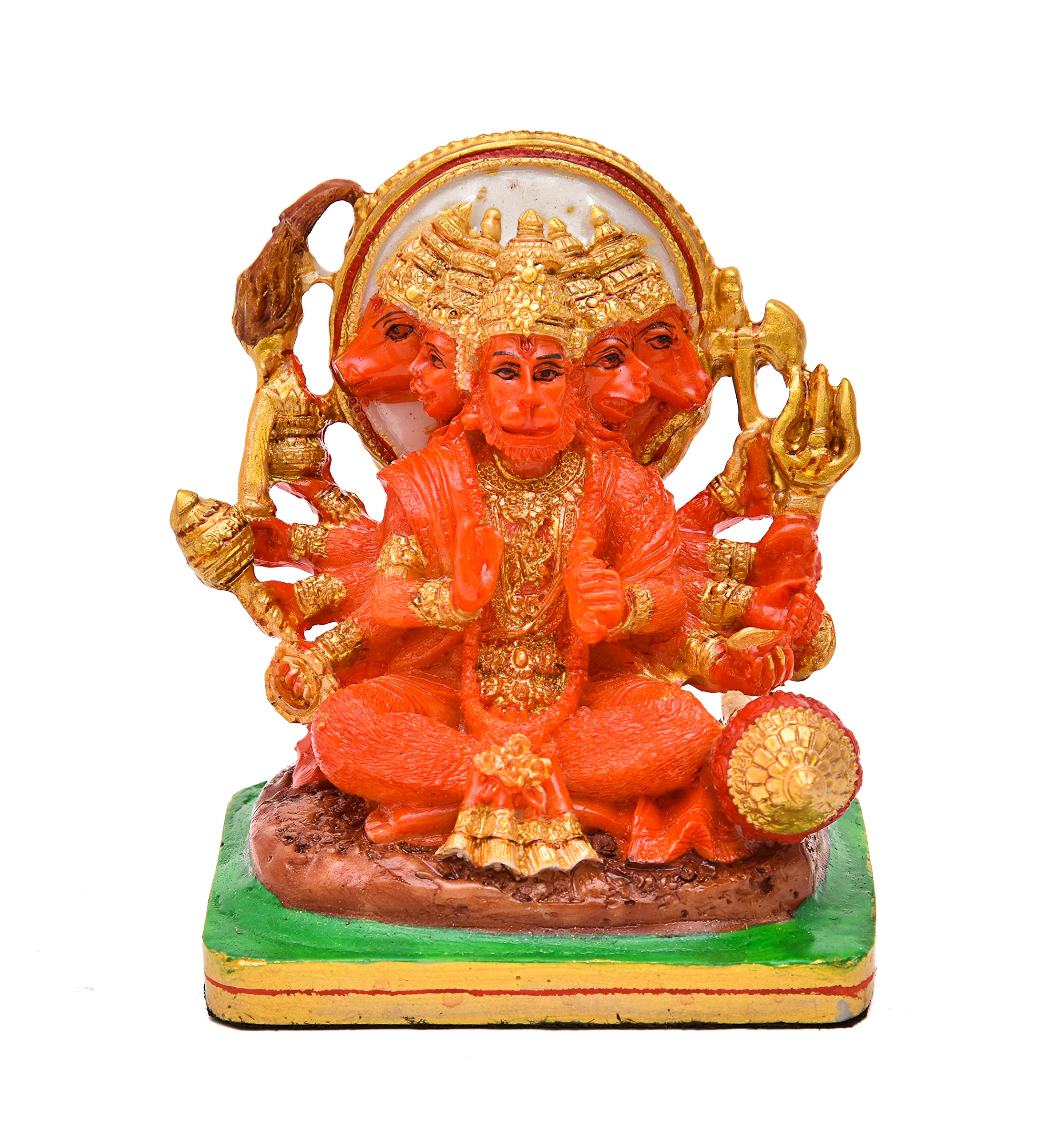 Archna Handicraft Polyresin Hanuman Ji Murti for Pooja Room Sculpture Idol Staute for Home Decor (4x2x3) - Image 6 thumbnail