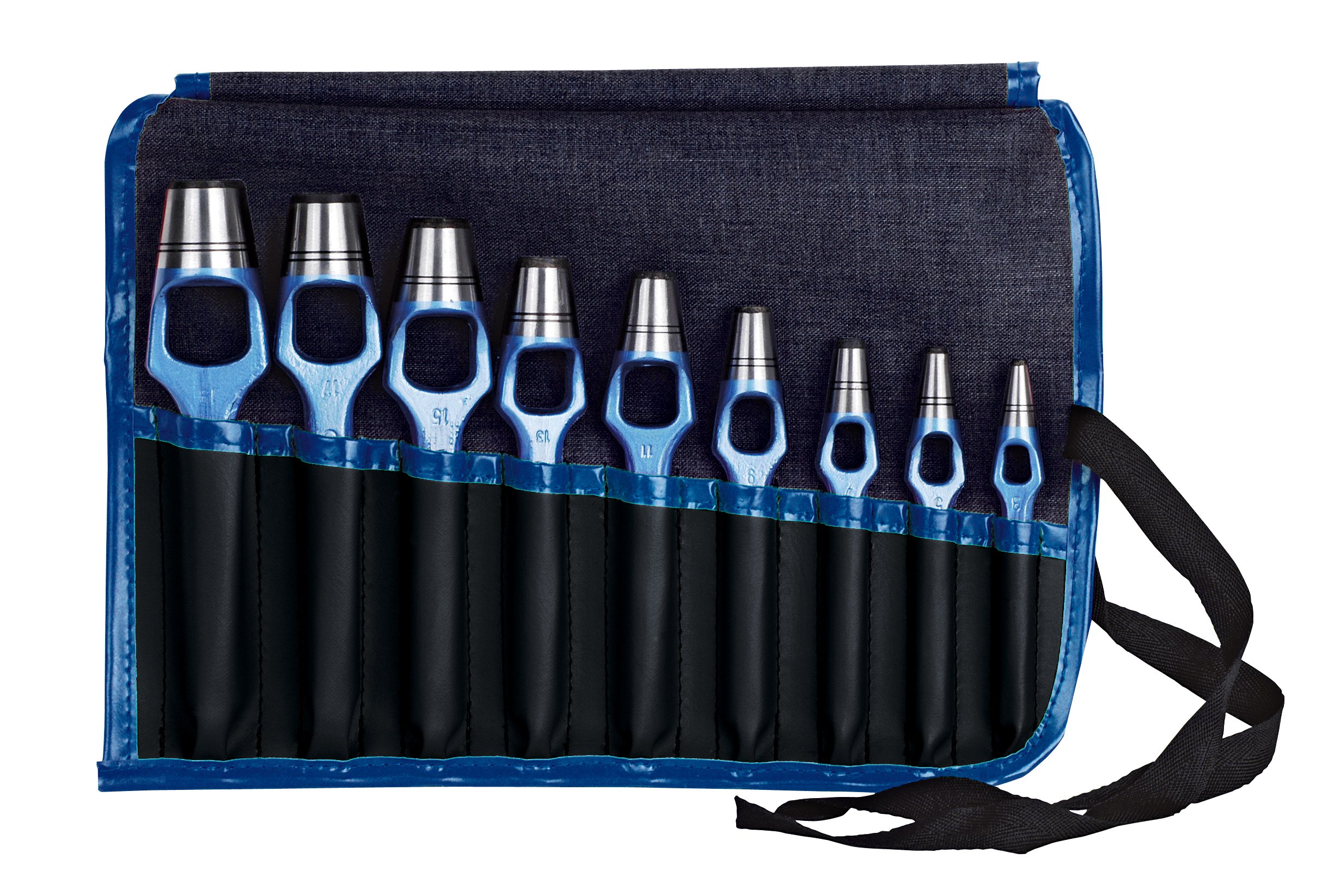 TURNUS 326-120 - Juego sacabocados de Puente (3-25 mm) 12 pzas.