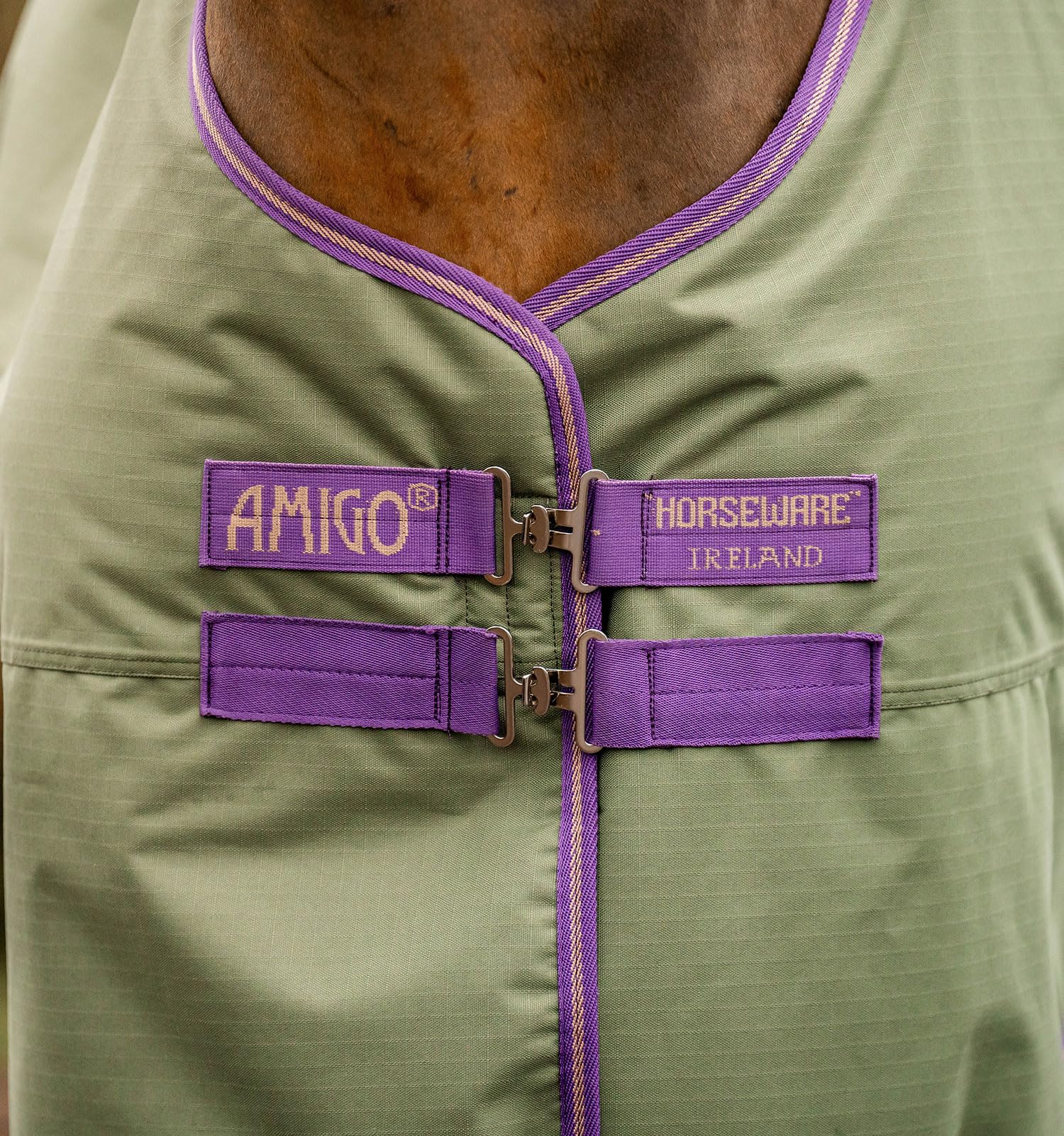 Horseware Amigo Hero 600D Ripstop 50 G Di Imbottitura 115 Cm Shadow Blue Haze Navy - Foto 14