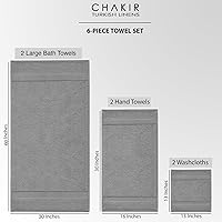 Vista 157 de Chakir Turkish Linens Toallas turcas de alta calidad 100% algodón para baño, toallas de baño grandes de 30 x 60 pulgadas (4 piezas, beige)