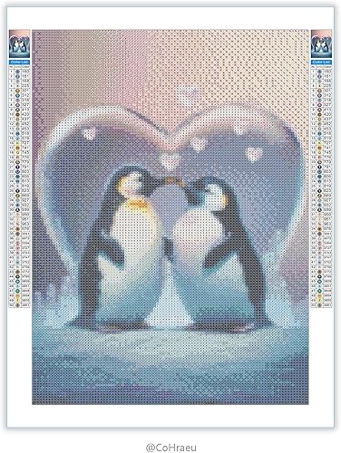 Miniatura 9 de Kits de pintura de diamantes para árbol de Navidad para adultos, kits de arte de diamantes redondos 5D para manualidades, regalo de arte de gemas