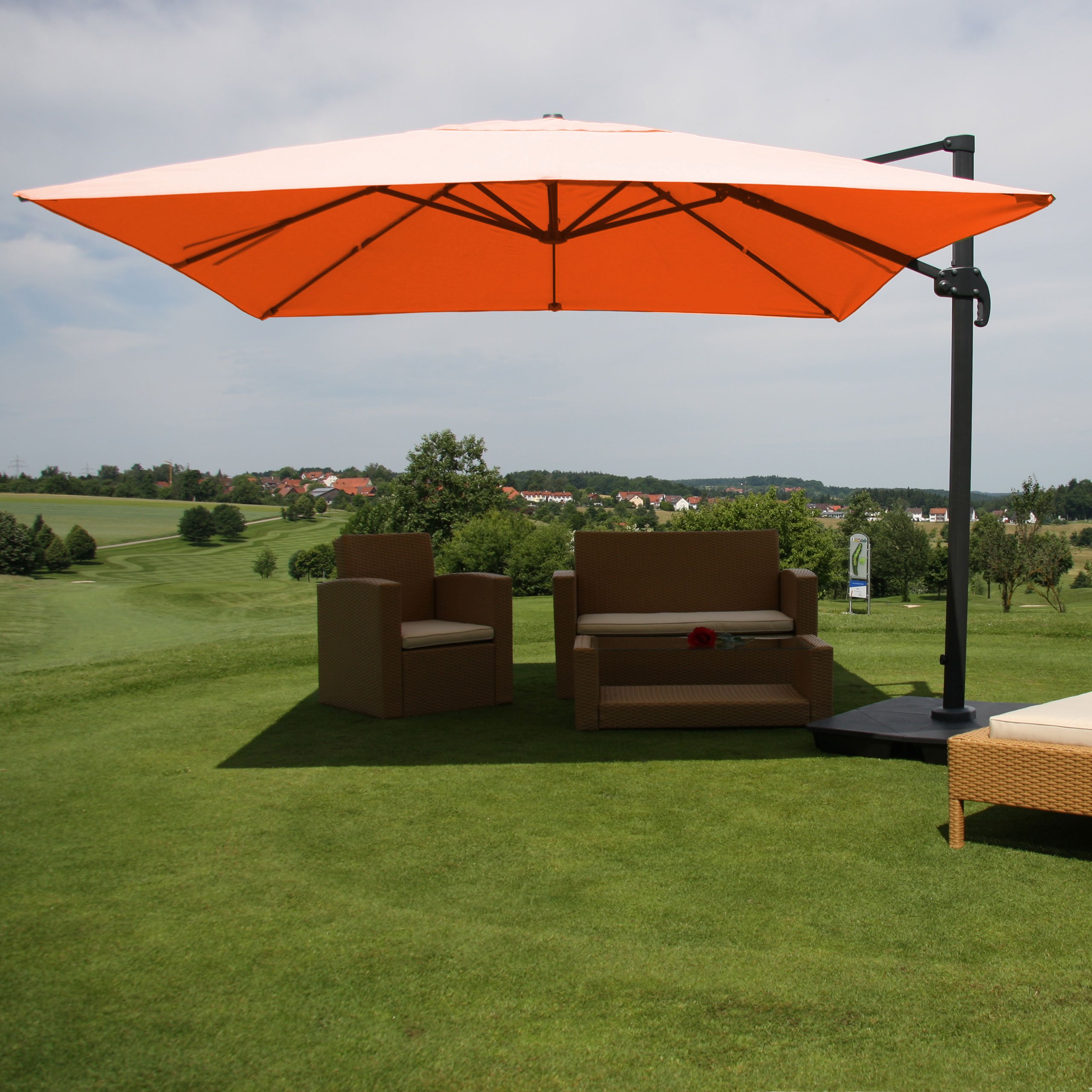 Accessoire parasol Mendler Toile de parasol HWC-A96, 8 baleines 3m