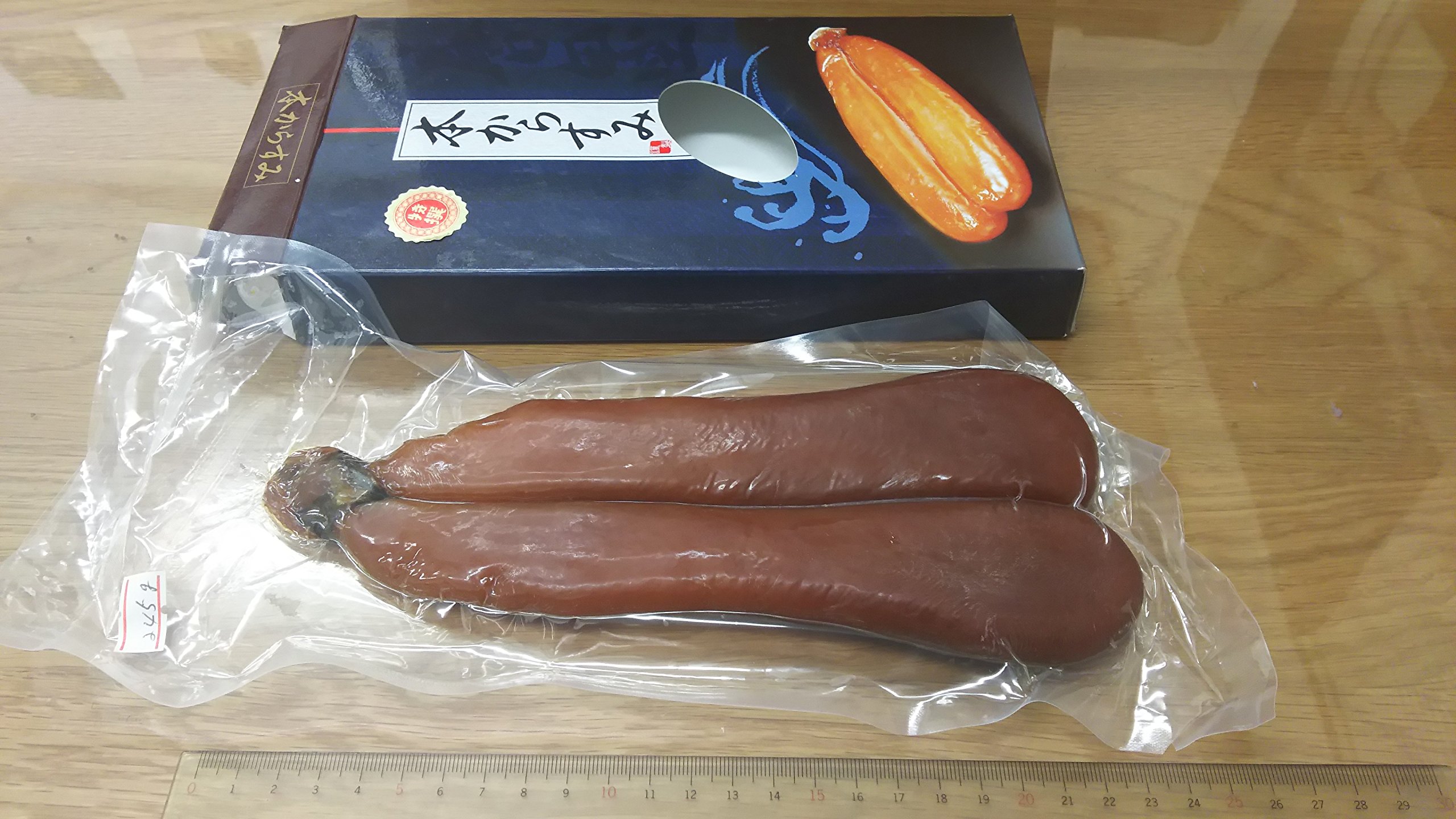 Amazon.co.jp: 特選 超特大 本からすみ 1本(約300～400g) 国産 : 食品
