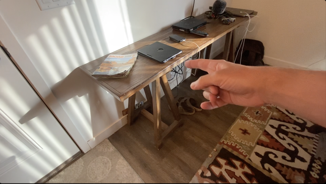 Best Sofa Table? | Sawhorse Solid Wood Entryway Table
