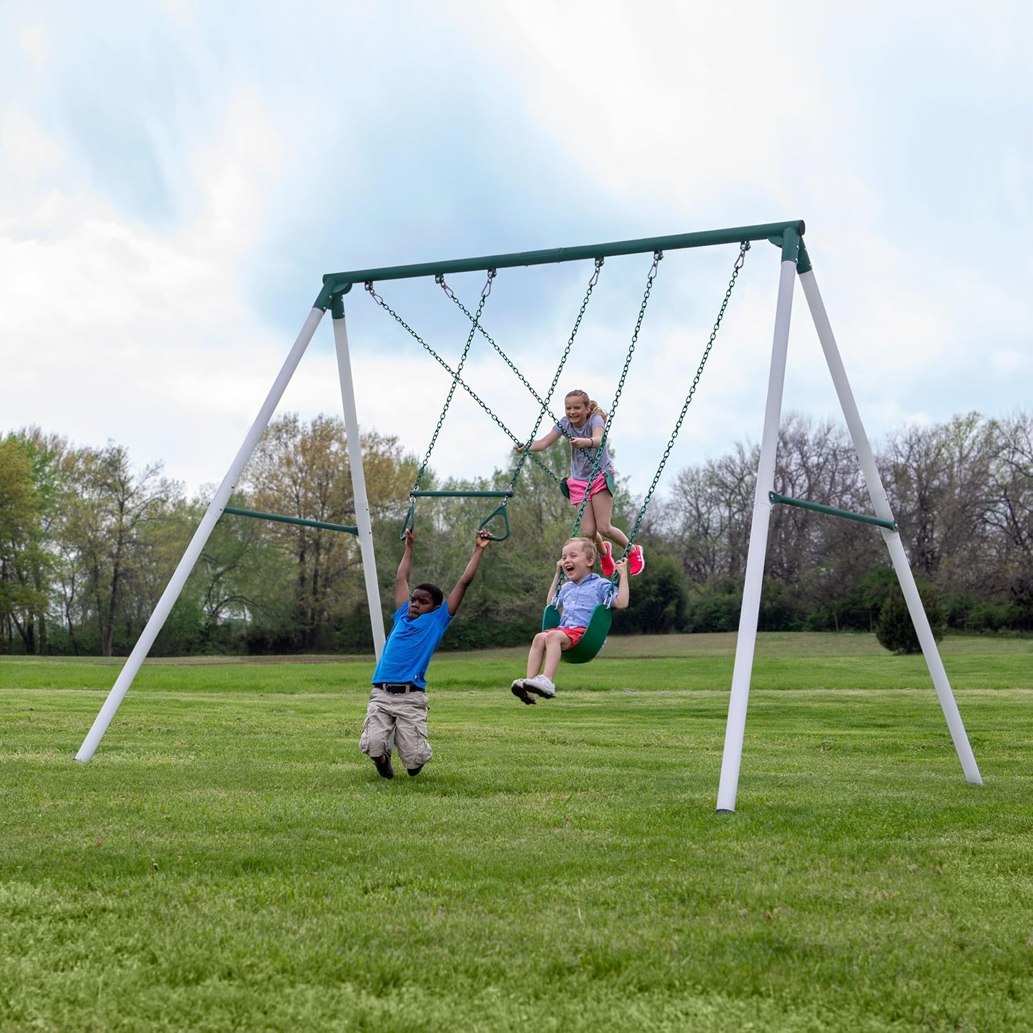 Big Brutus Heavy-Duty Metal A-Frame Swing Set Ethiopia Ubuy