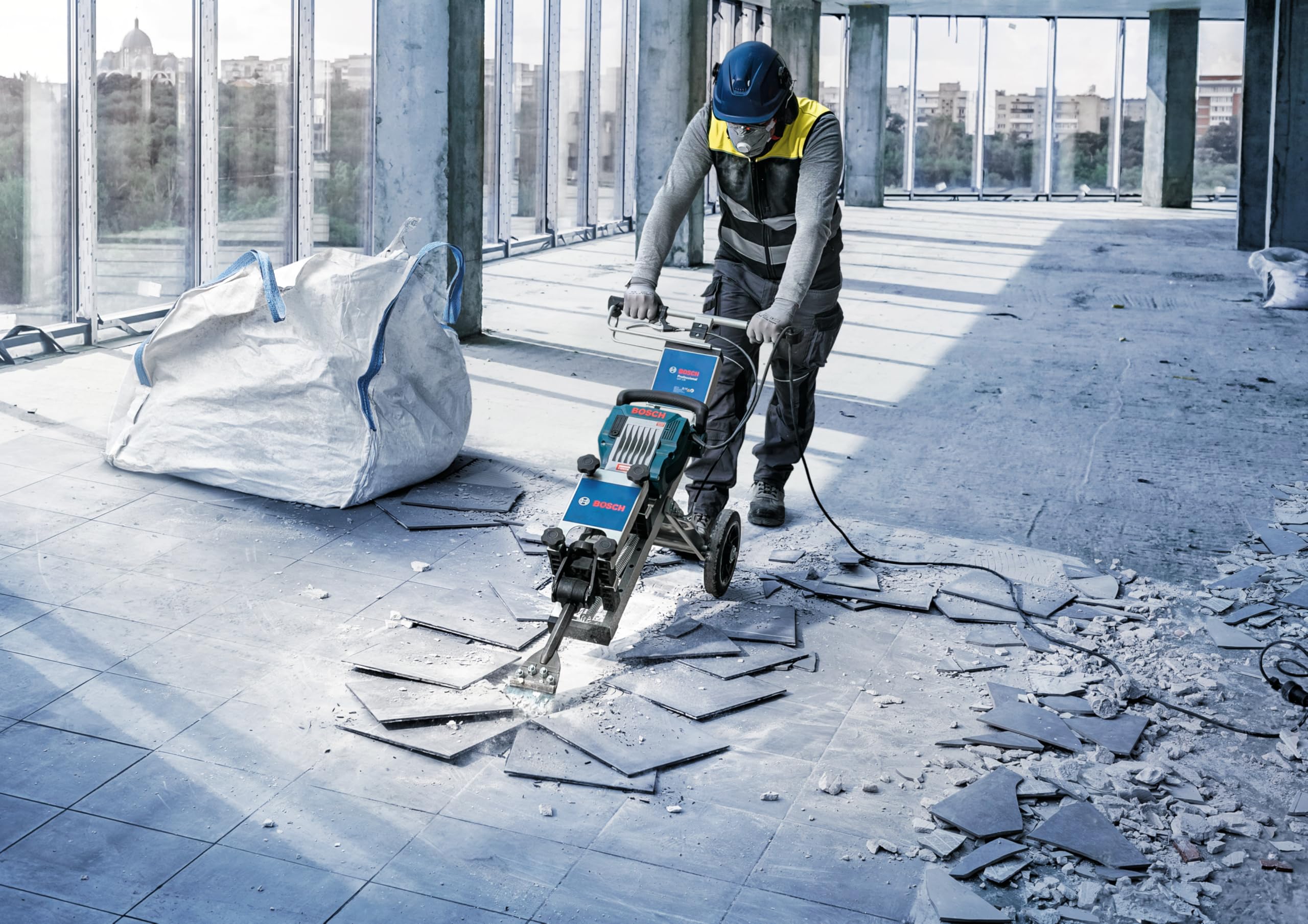 Bosch 1x Raschietto per pavimenti PRO HEX 28 (per Piastrelle, Moquette, 510 x 152 mm, Professional Accessorio Sezionatori)