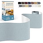 KING MOUNTAIN Canvas Repair Tape,Outdoor Gear Patch, 463 Inches,Waterproof,Self-Adhesive for Repairing Boat Covers,Sun Shades,Sofas,Tents,Lounge Chairs,Awnings (Light Grey-1)