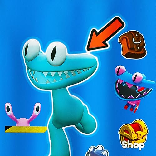 Miniatura 2 de Kids Rainbow Friend Chapter 2 T-Shirt Suit Boys Child Cartoon Patterns Short Sleeve Tee Shorts 5-12 Years