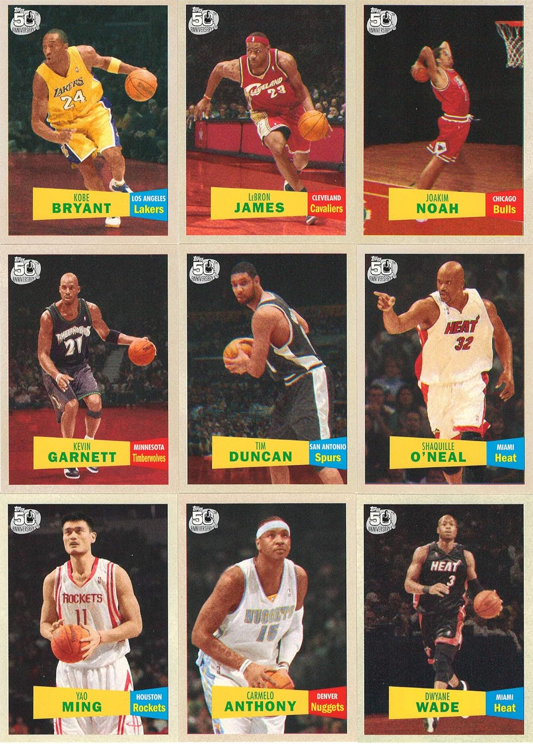 2007 2008 Topps Basketball Complete Mint MASTER Set with 2 Kevin Durant Rookie Cards Plus 1957 Variations and Inserts