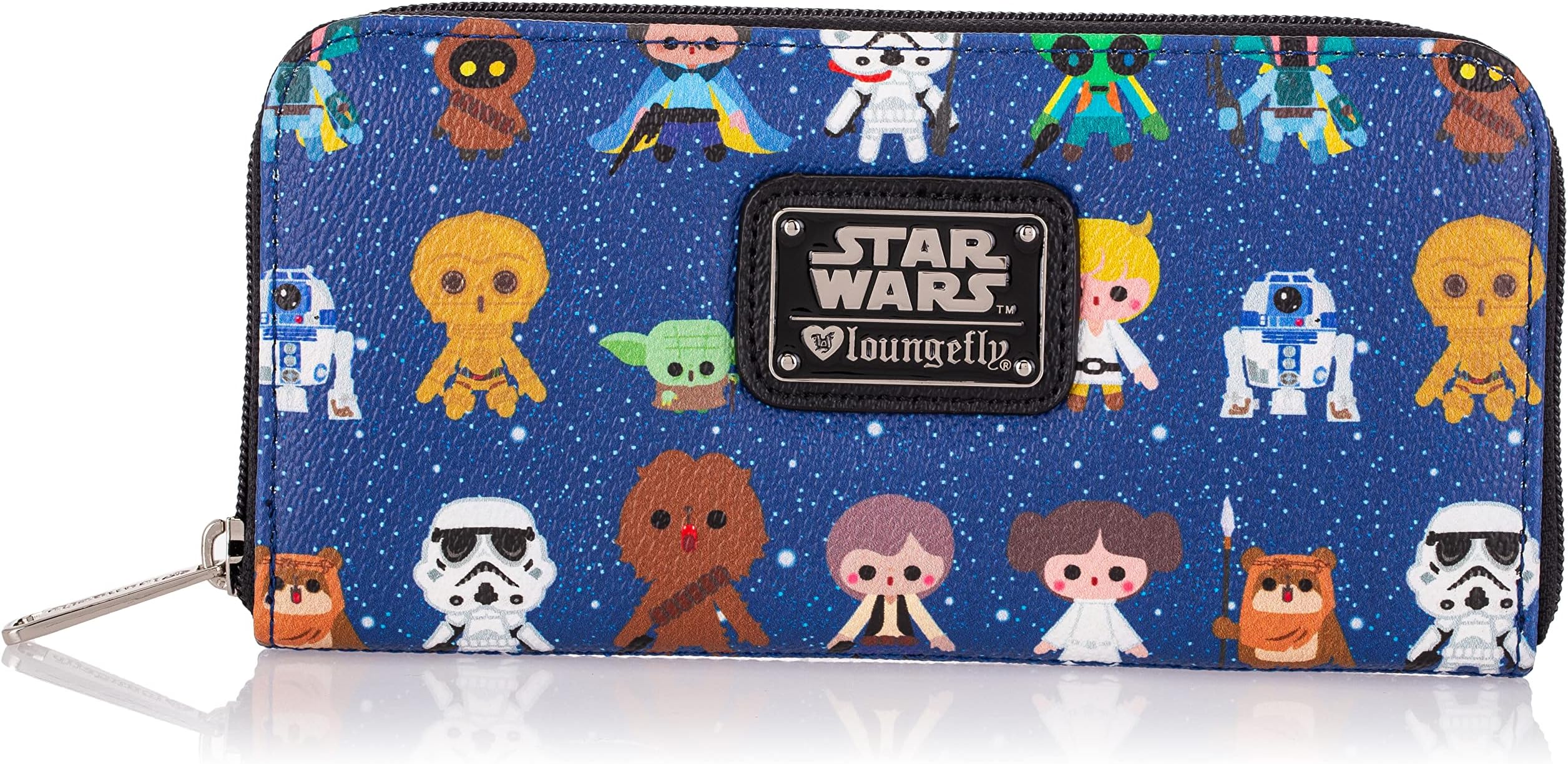 FunkoLoungefly Star Wars Chibi Character Print Wallet Purse