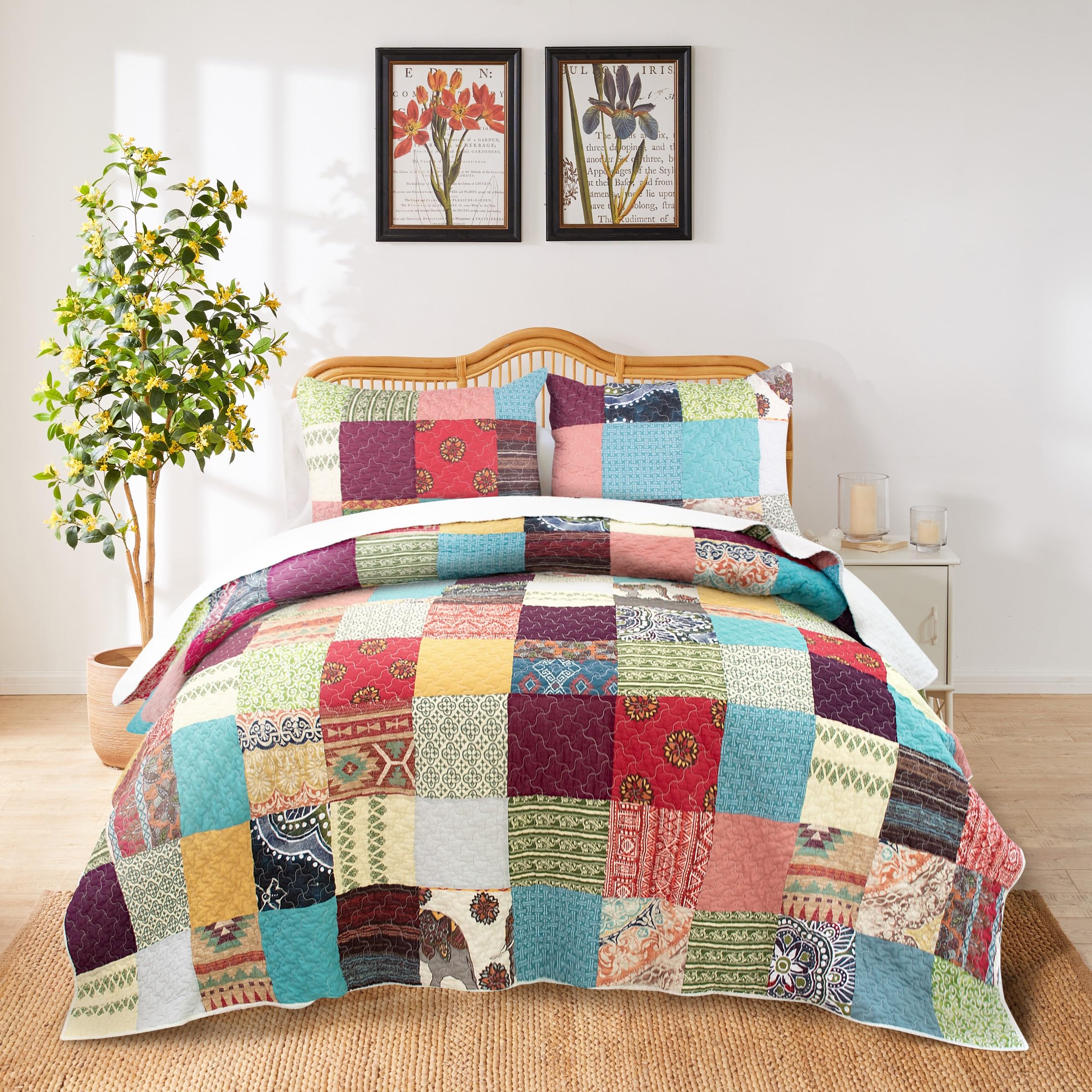 Amazon.com: Greenland Home Renee Upcycle Unique Remnant Fabric