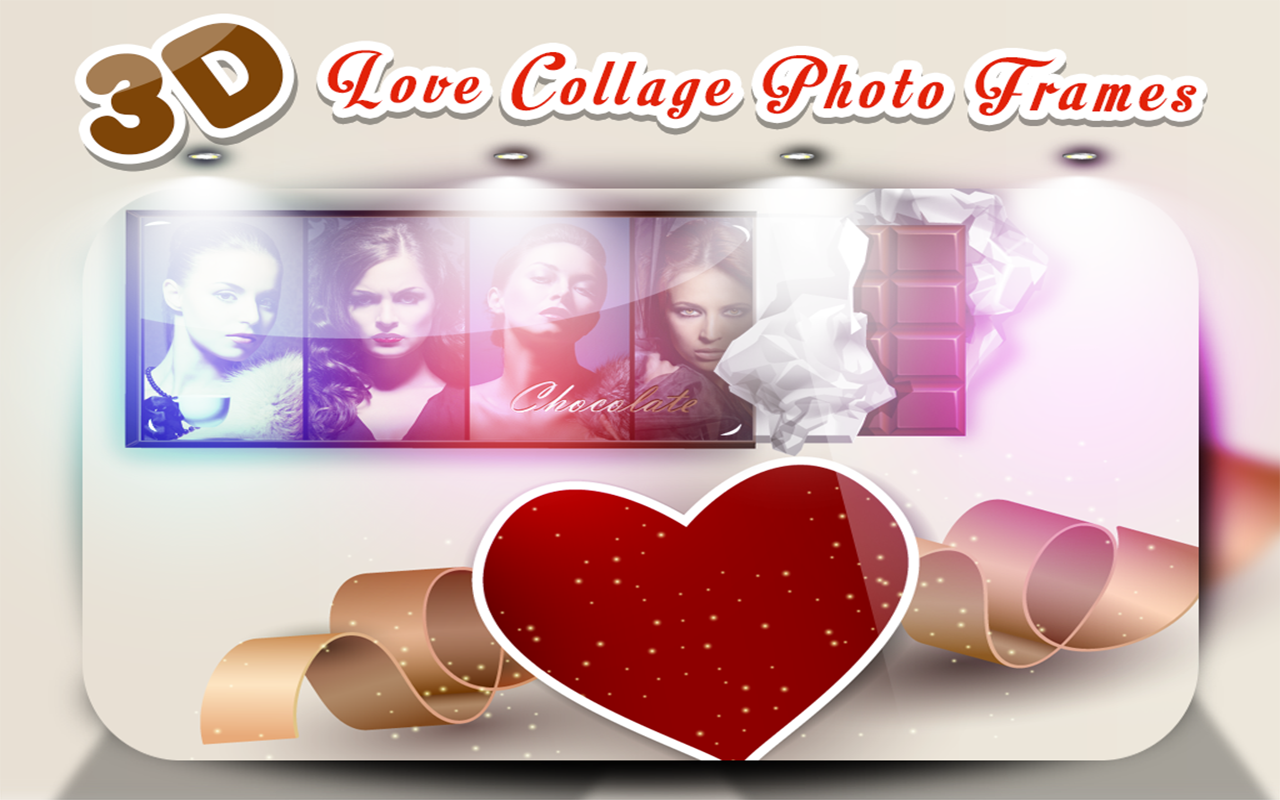3D Love Collage Photo Frames App on Amazon Appstore