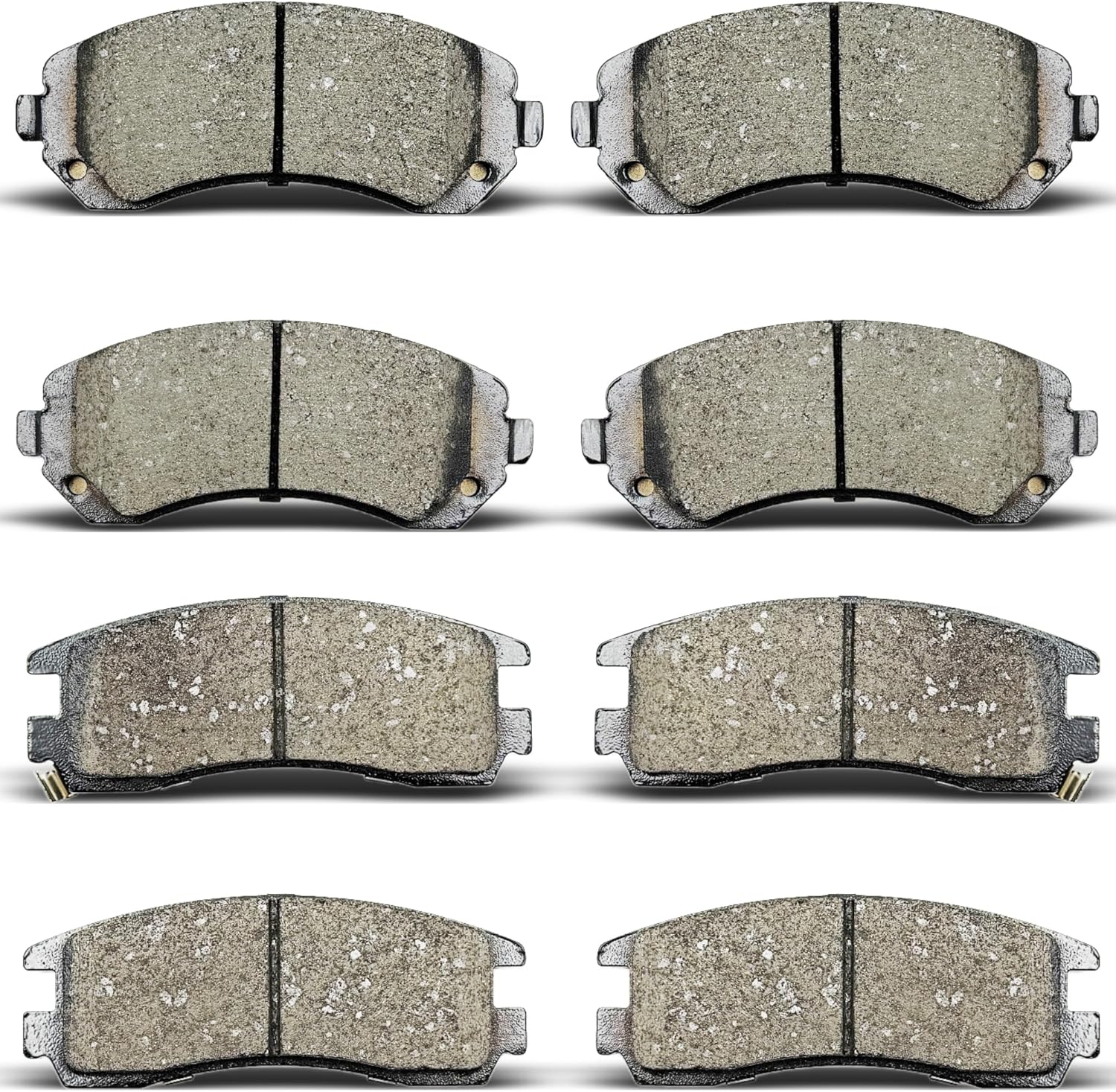 Front Rear Ceramic Brake Pads Fit for 2002-2004 Chevrolet Venture, for 2001-2005 Pontiac Aztek, for 2002-2004 Pontiac Montana, for 2002-2007 Buick Rendezvous, for 2002-2004 Oldsmobile Silhouette
