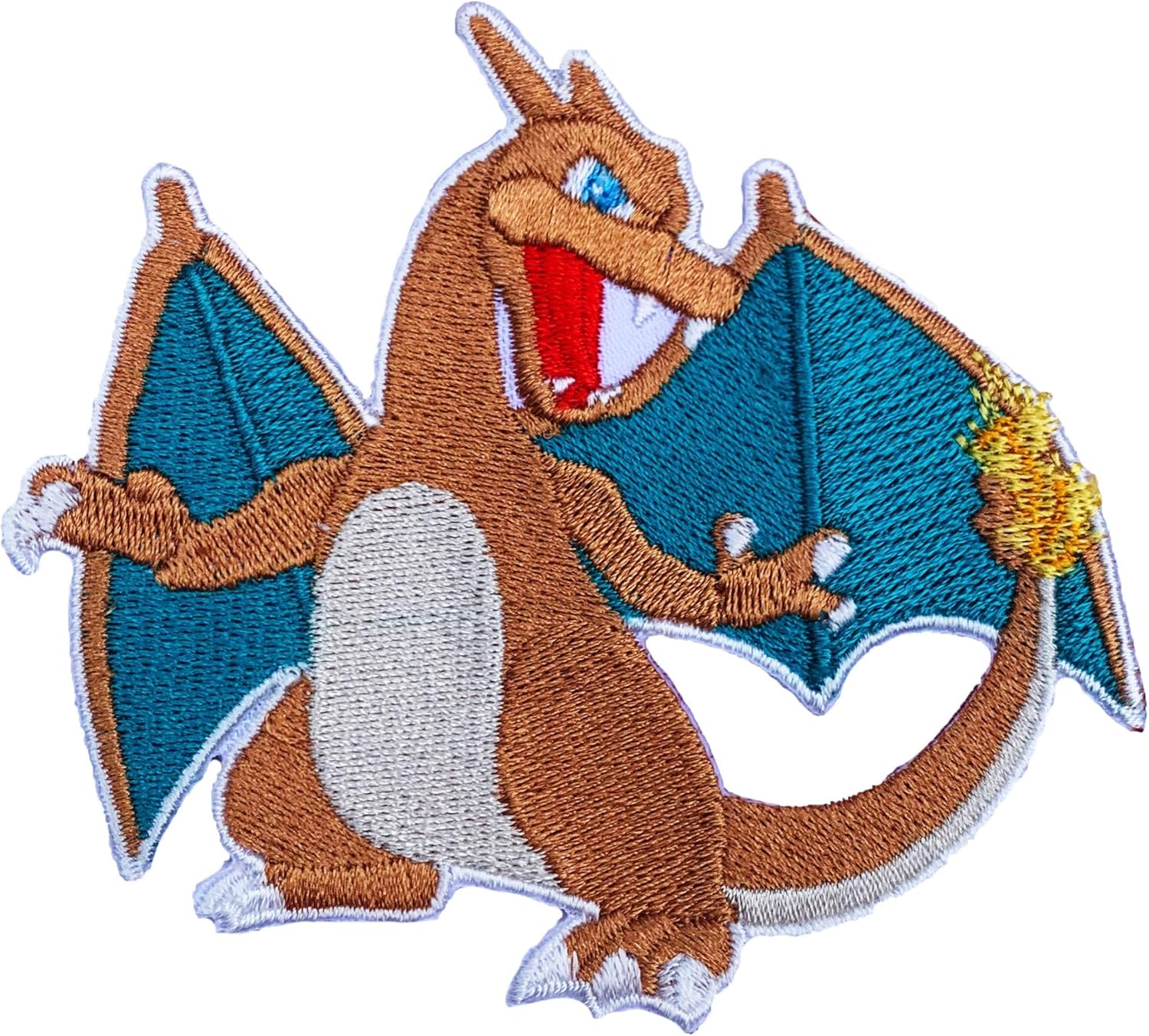 Ecusson A Appliquer Au Fer Brode Du Pokemon Dracaufeu Amazon Fr Cuisine Et Maison