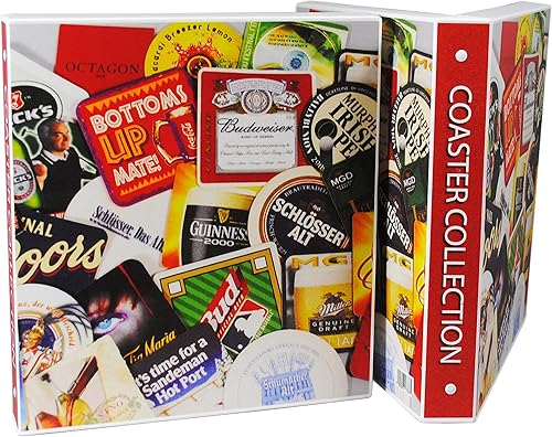 Miniatura 8 de UniKeep Funda de colección de posavasos con páginas protectoras para hasta 60 posavasos