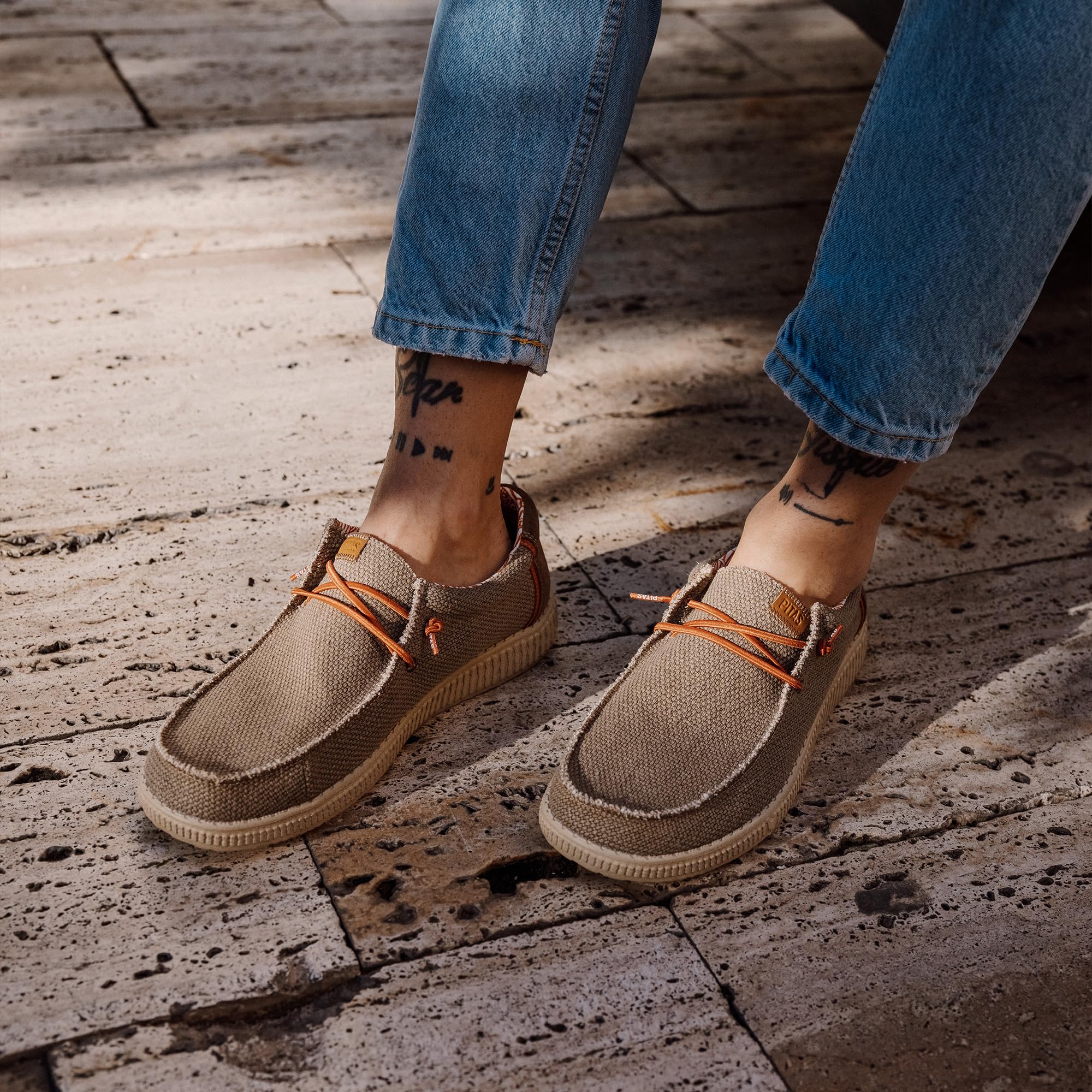 Pitas | WP150 Steve | Mocassins pour Hommes | Chaussures Bateau | Slipon Loafers | Baskets d'été | Sneakers | Pantoufles Estivales | Chaussures de Walkinpitas