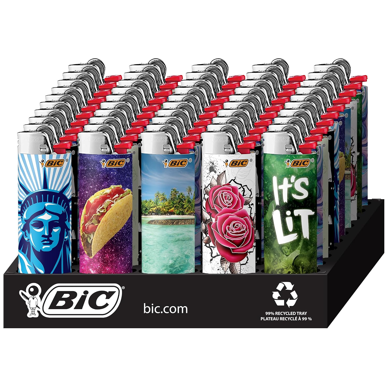 BIC Special Edition Favorites Series Lighters, 50-Count Tray - Review, Price and Buying Guide