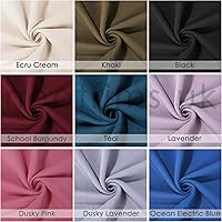 Vista 7 de Tela de sudadera y punto acanalado a juego para recortar; material de jersey con forro polar cepillado, estándar europeo y aprobado por la escuela