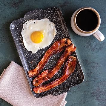 Rectangular Ceramic Nonstick Aluminum Mini Griddle, 11.5 x 7.2