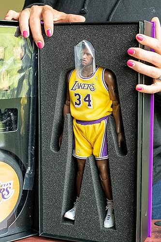 Miniatura 4 de NBA Los Angeles Lakers Shaquille O'Neal Figura de acción de obra maestra real a escala 1:6 (RM - 1085)
