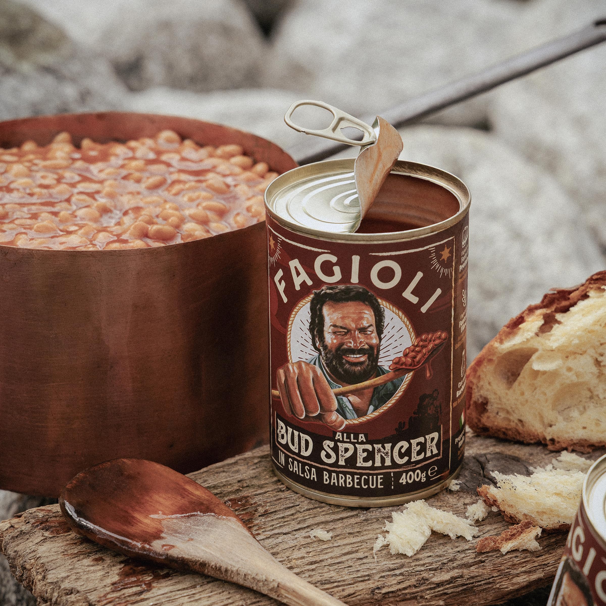 Fagioli alla Bud Spencer – In Salsa Barbecue (Vassoio da 12 Lattine da 400g)