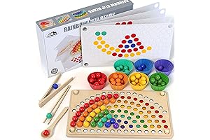 Toddler Wooden Learning Montessori Toys Game for Fine Motor Math Skills