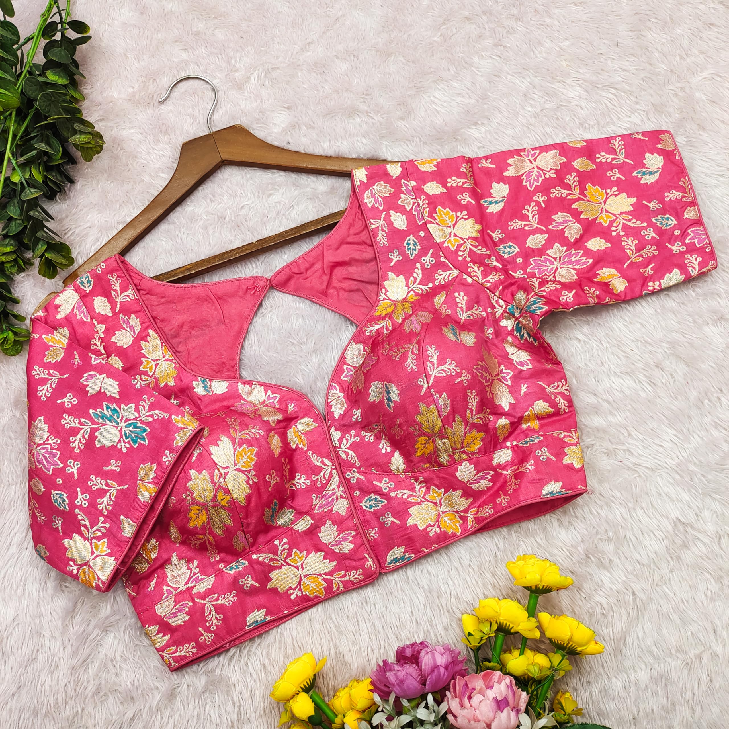 Sweetheart Neck Women Blouse-image-36